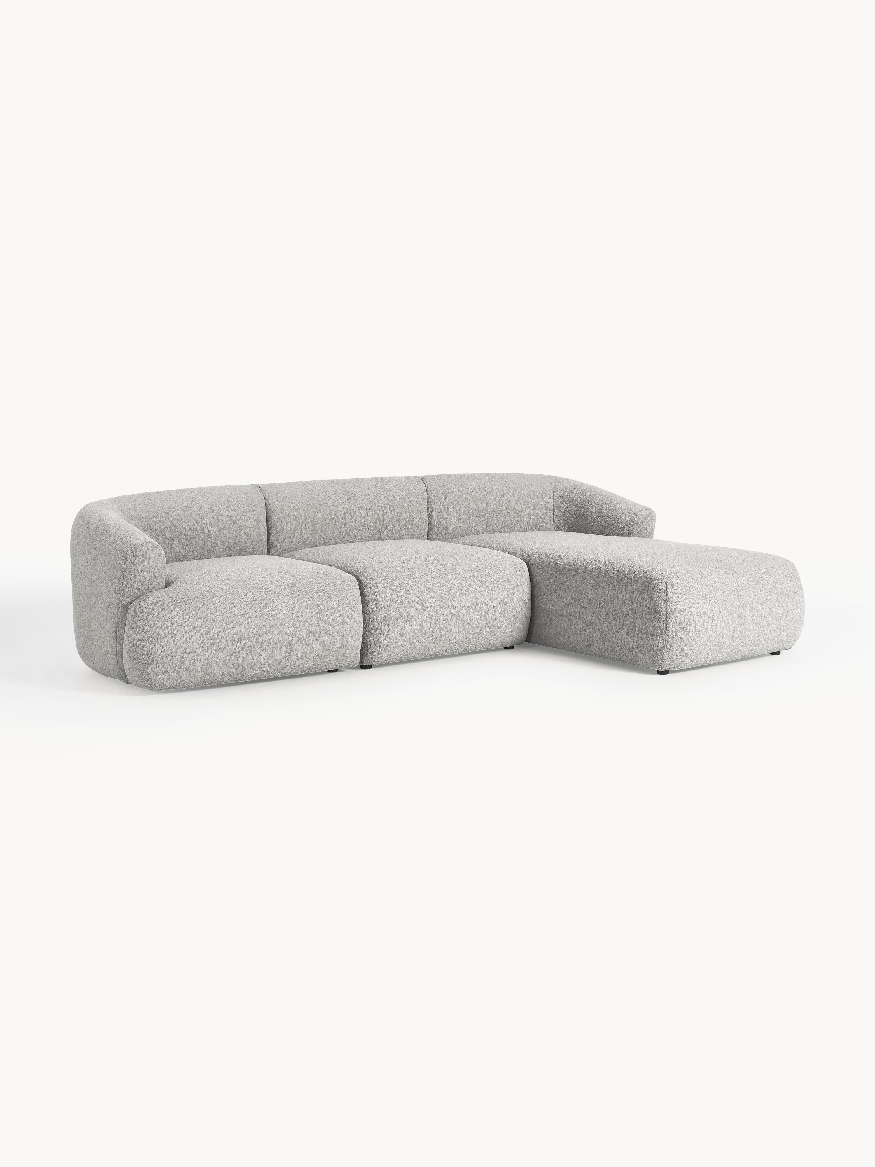 Sofia Modular Bouclé Corner Sofa (4-seater)