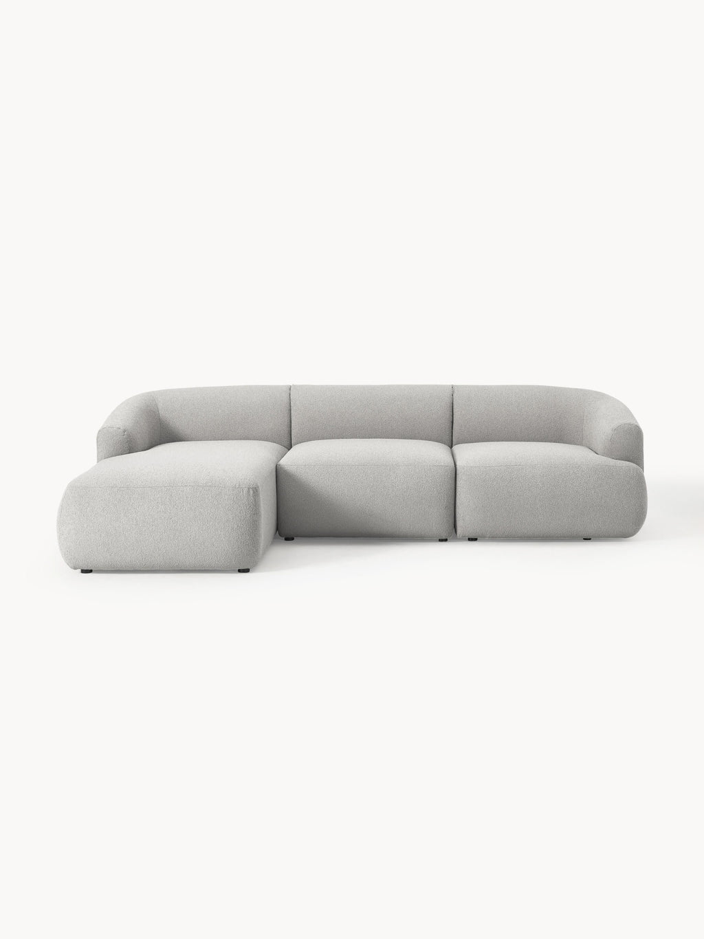 Sofia Modular Bouclé Corner Sofa (4-seater)