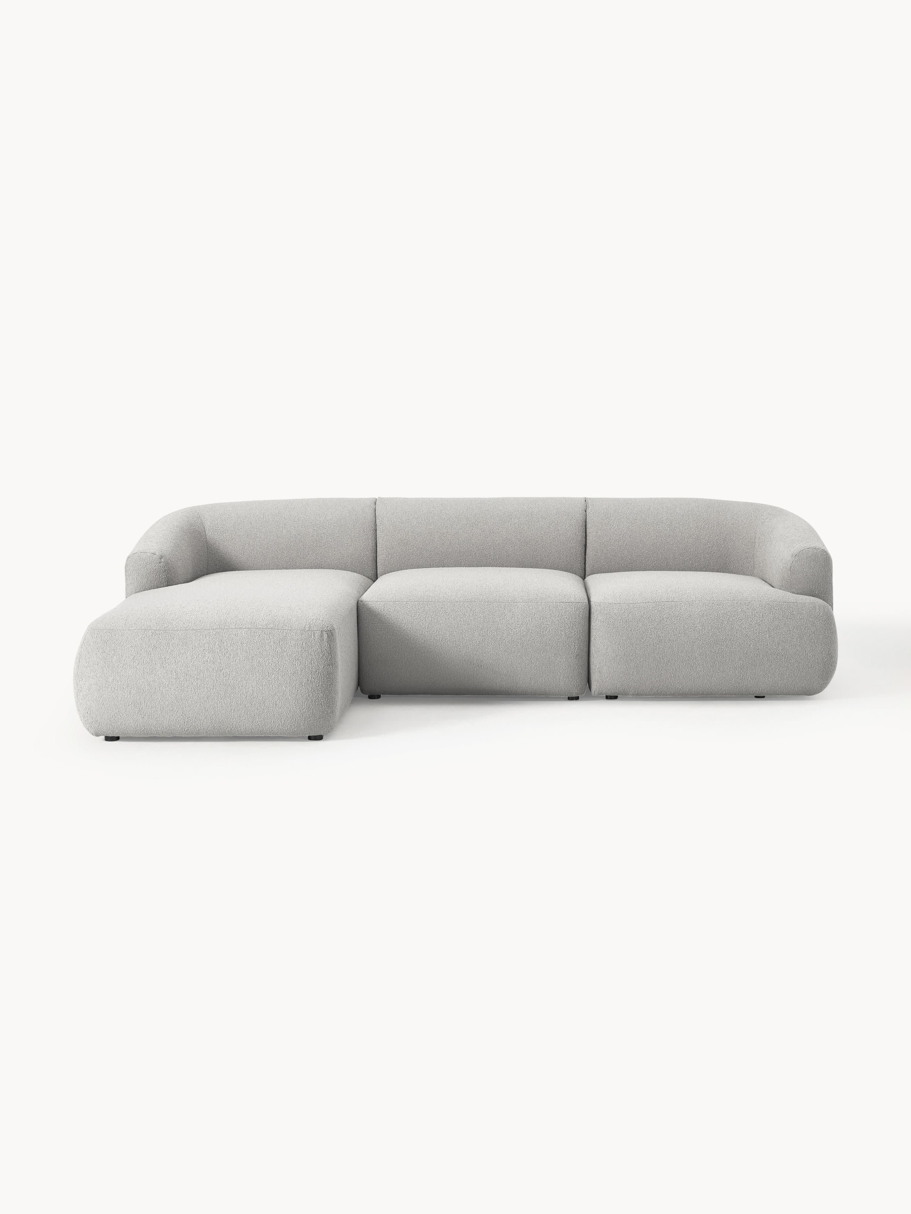Sofia Modular Bouclé Corner Sofa (4-seater)
