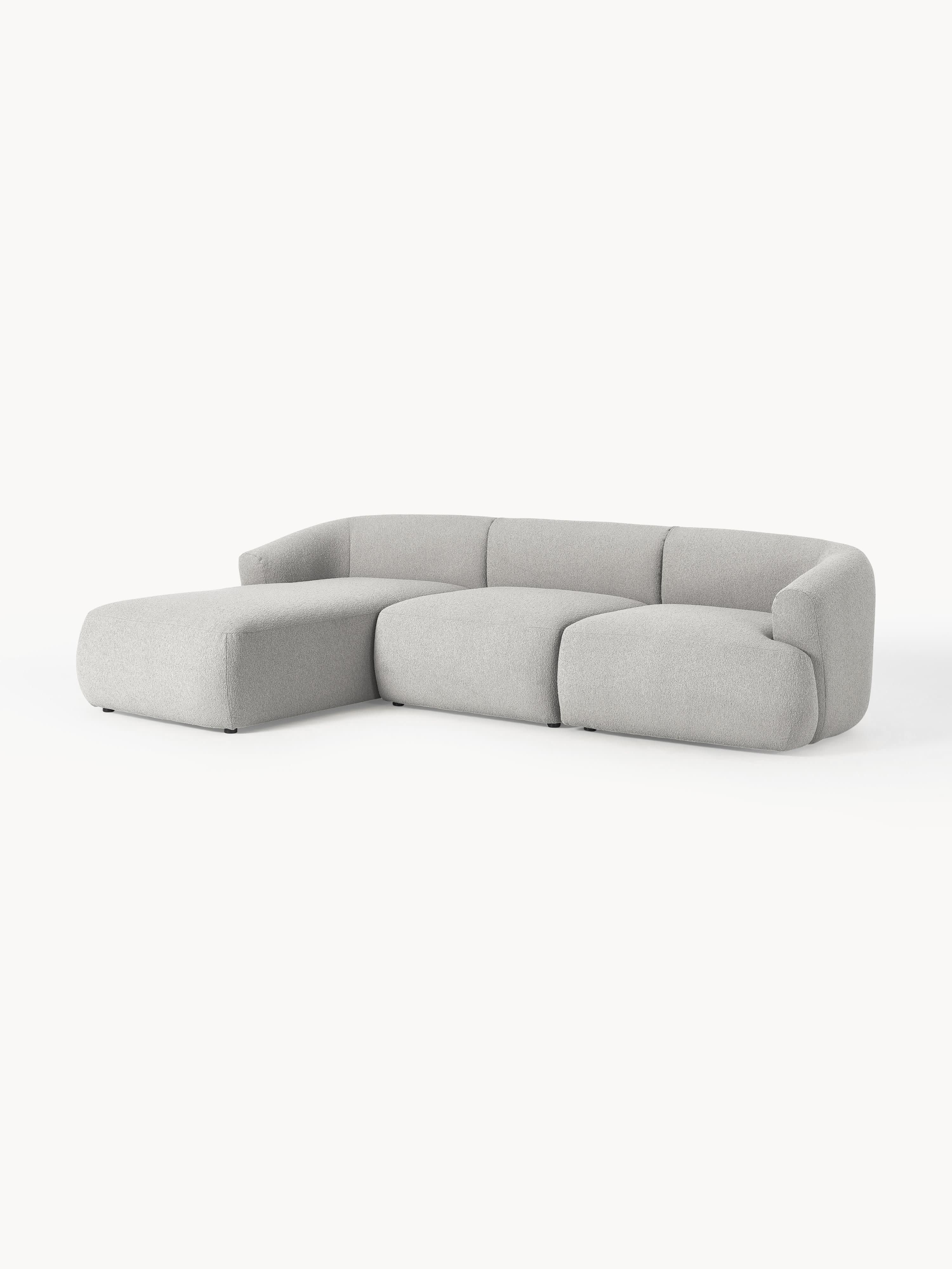 Sofia Modular Bouclé Corner Sofa (4-seater)