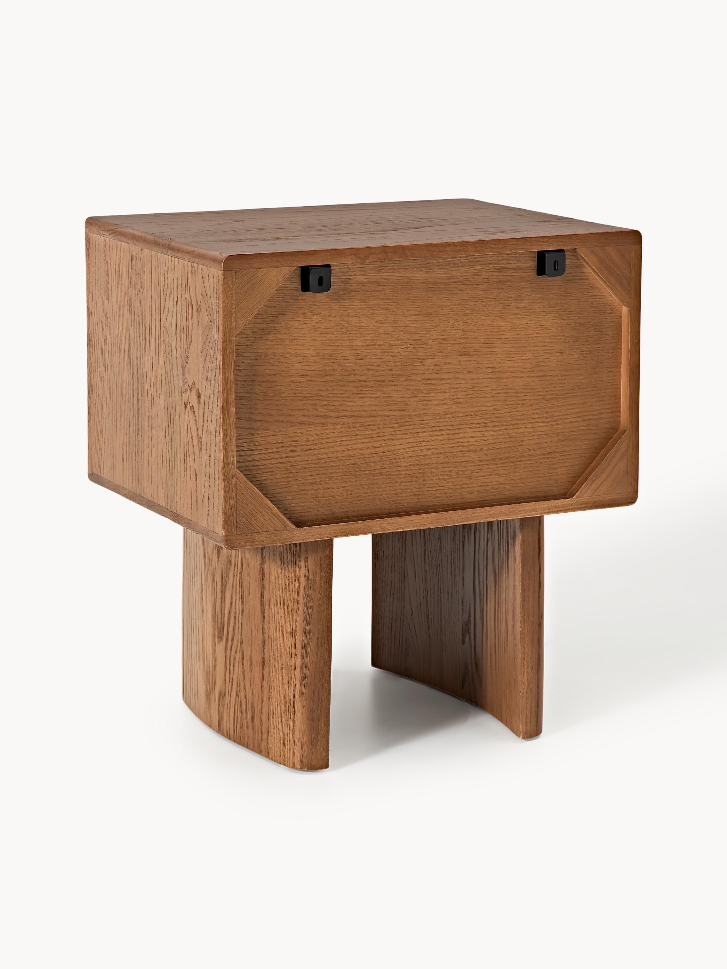 Chandler Oak Wood Bedside Table