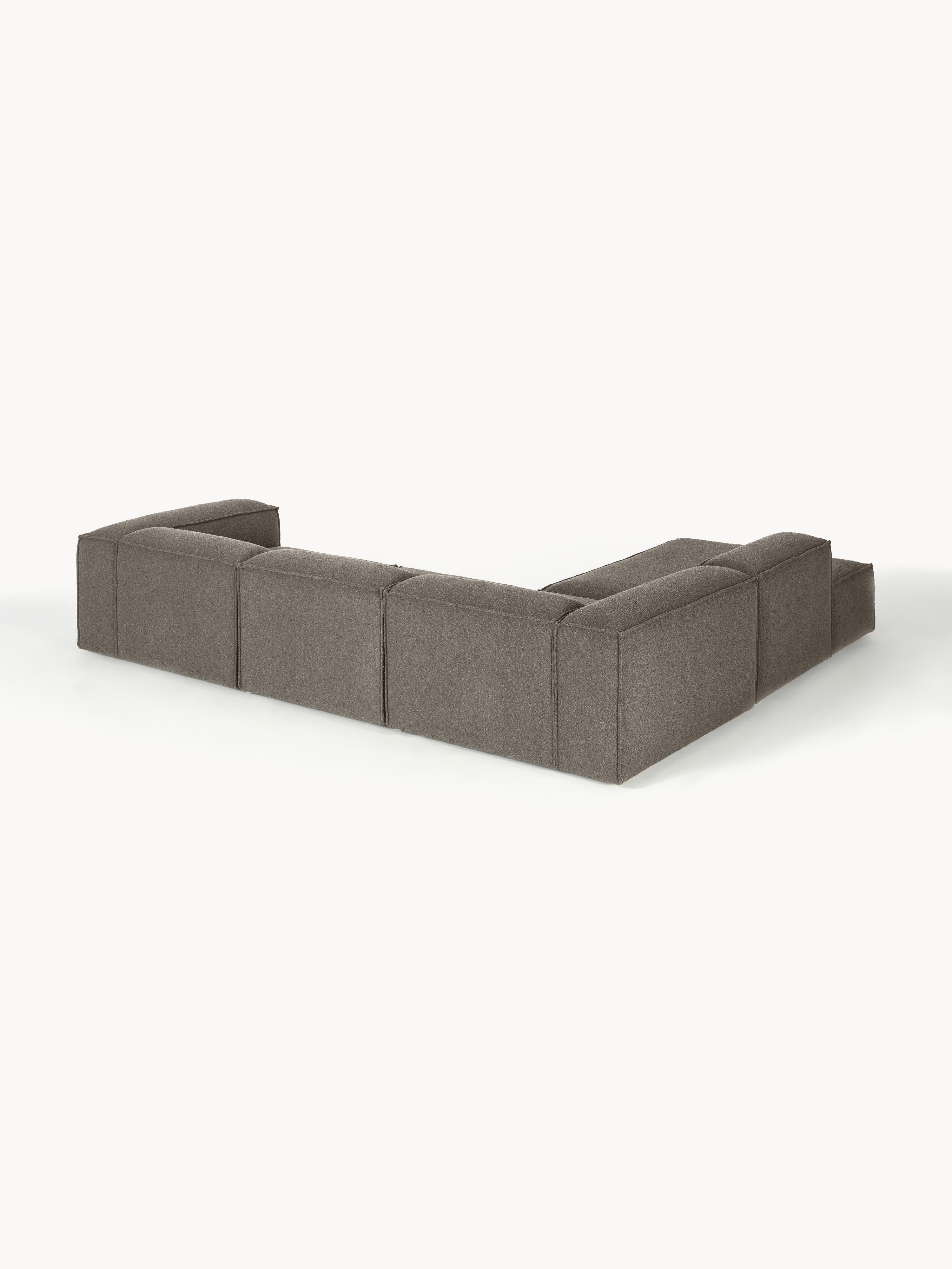 Lennon Bouclé Modular Corner Sofa (4-seater)