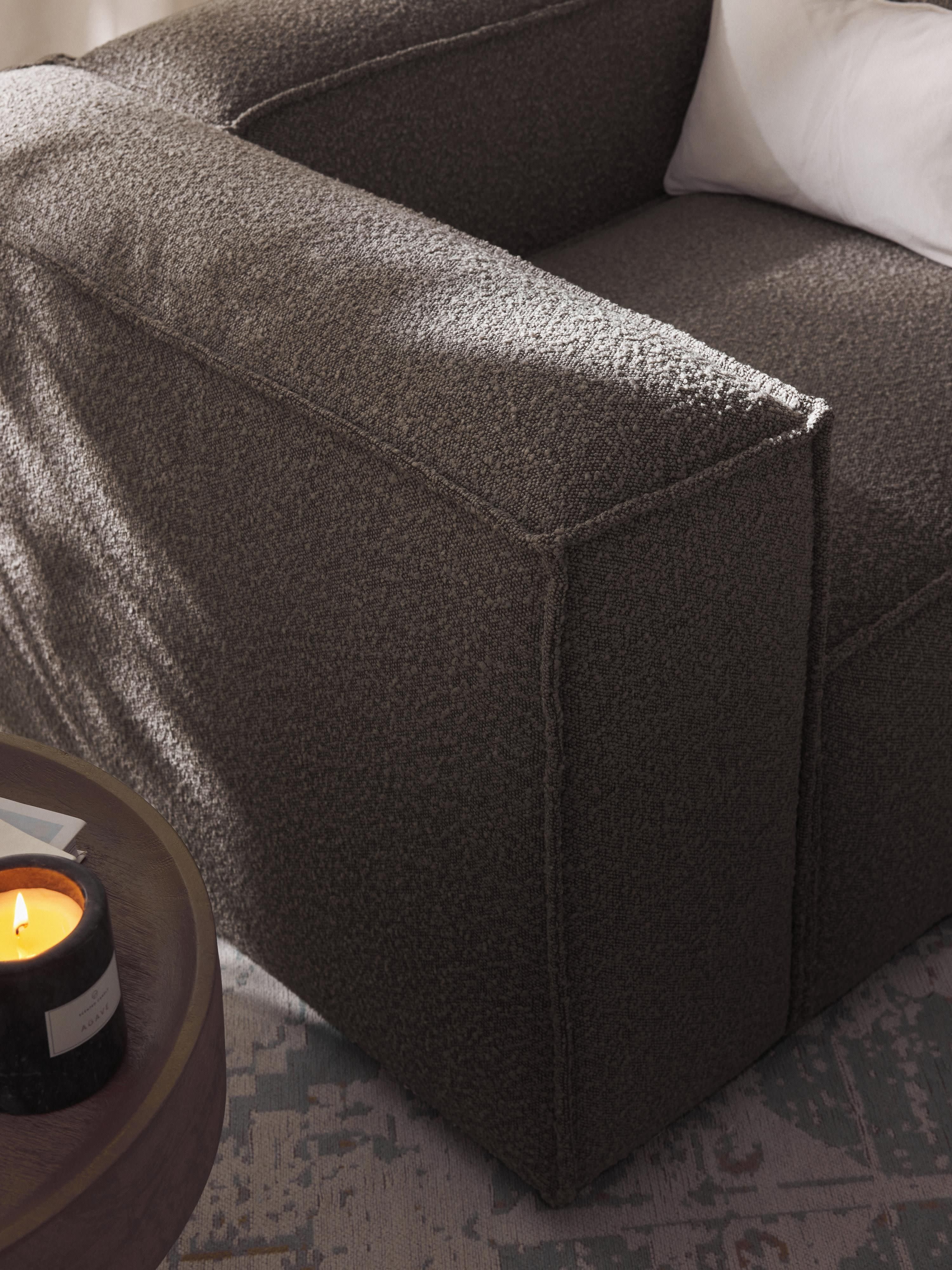 Lennon Bouclé Modular Corner Sofa (4-seater)