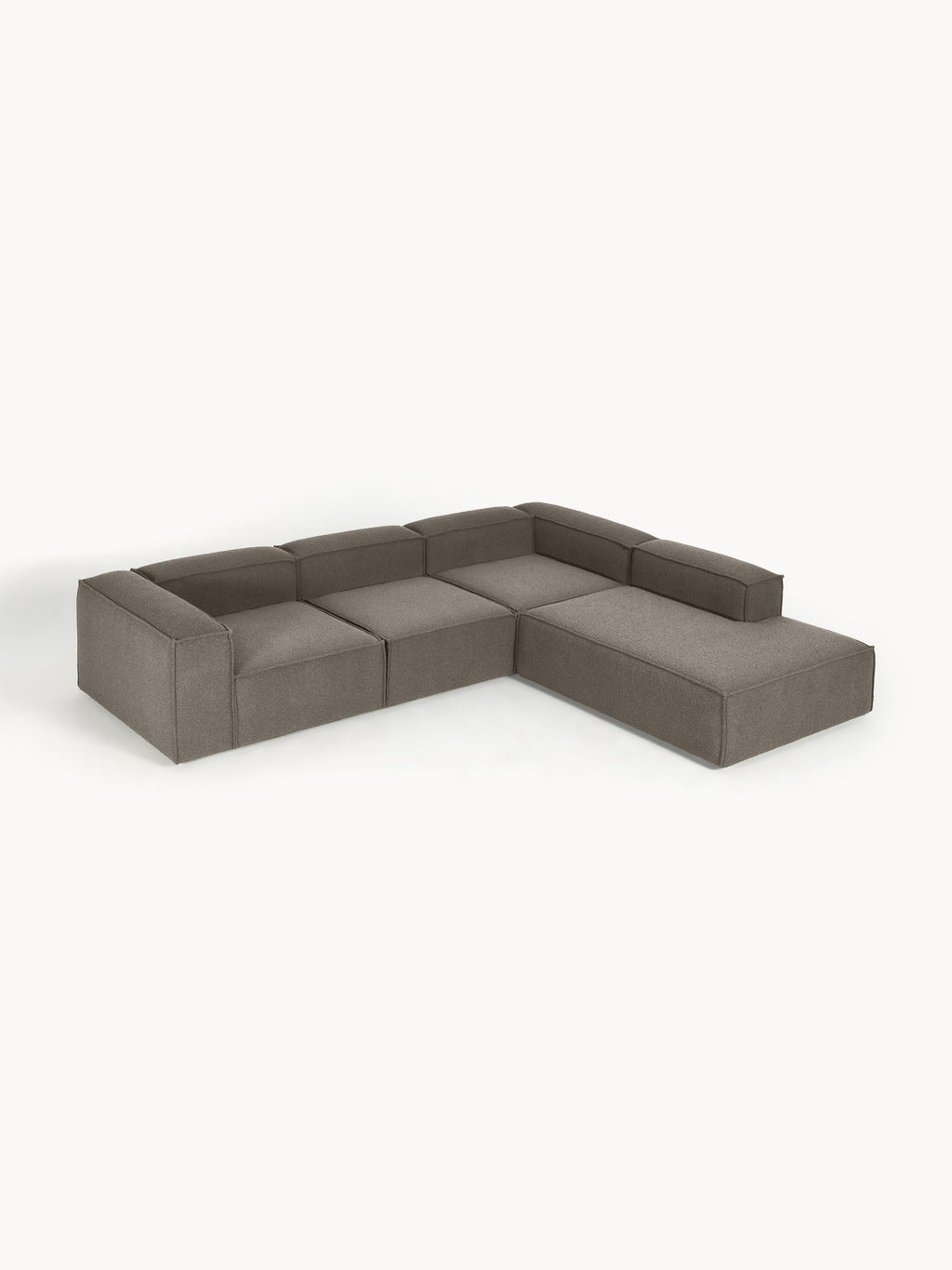 Lennon Bouclé Modular Corner Sofa (4-seater)