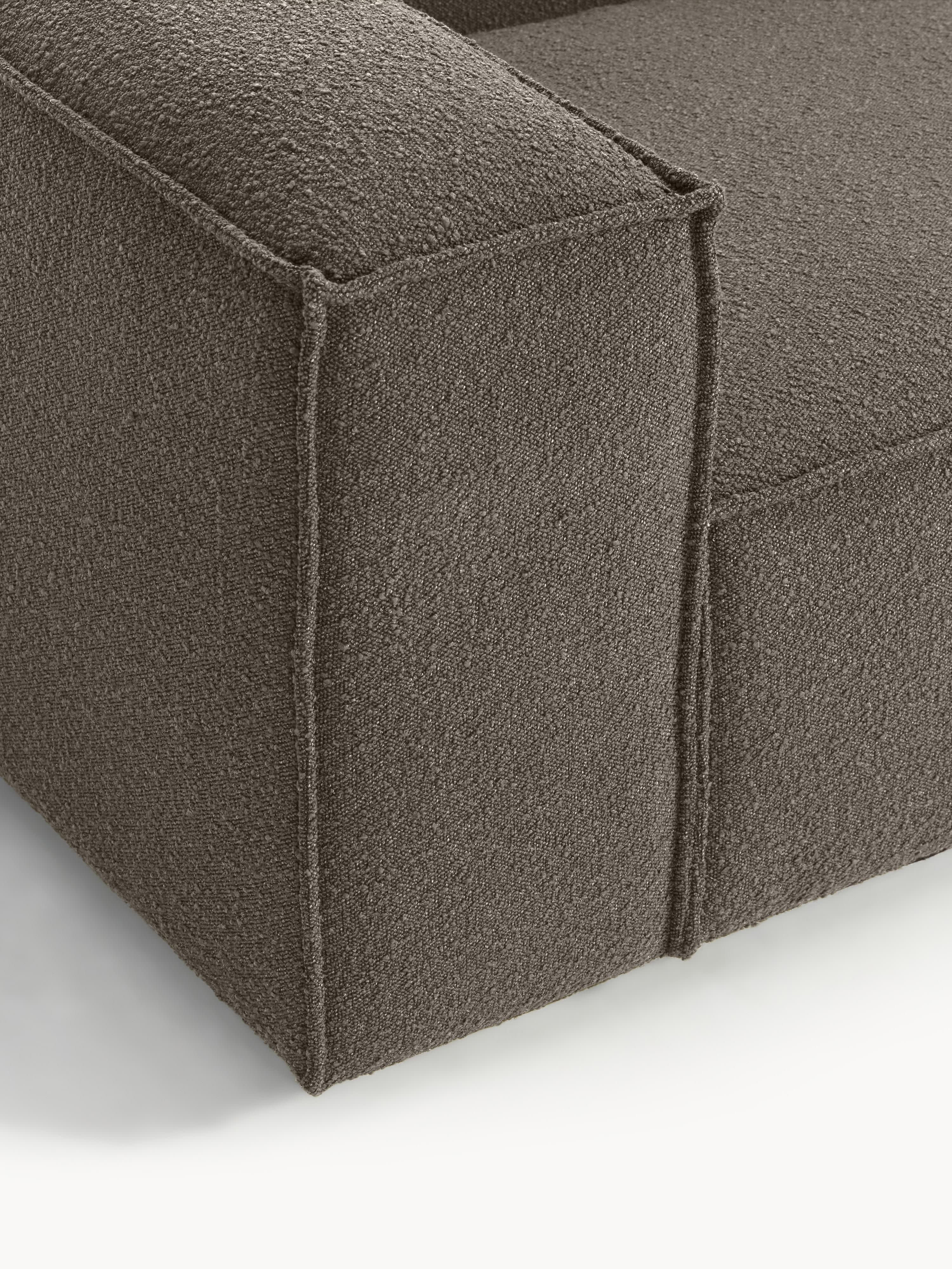 Lennon Bouclé Modular Corner Sofa (4-seater)