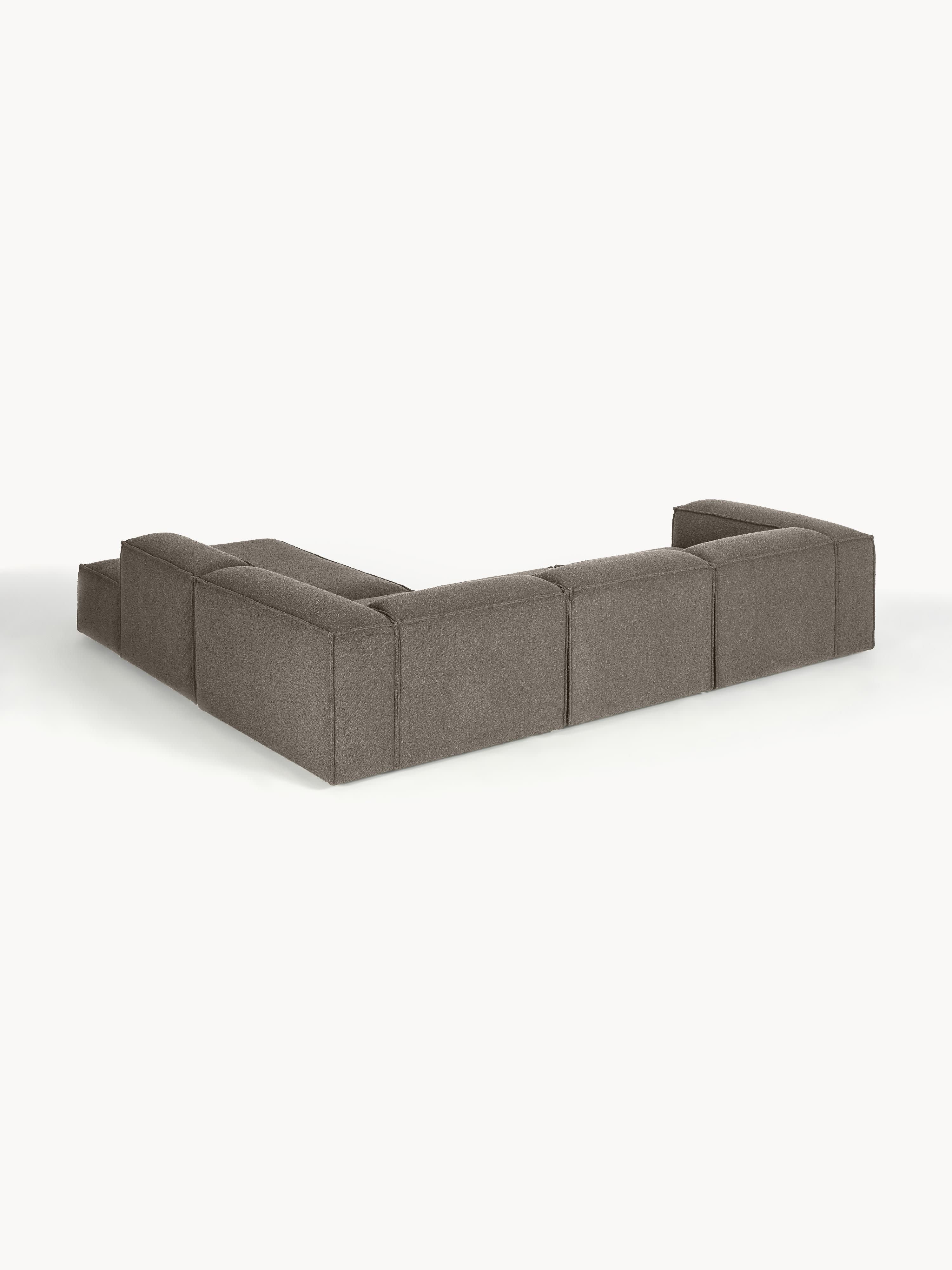 Lennon Bouclé Modular Corner Sofa (4-seater)
