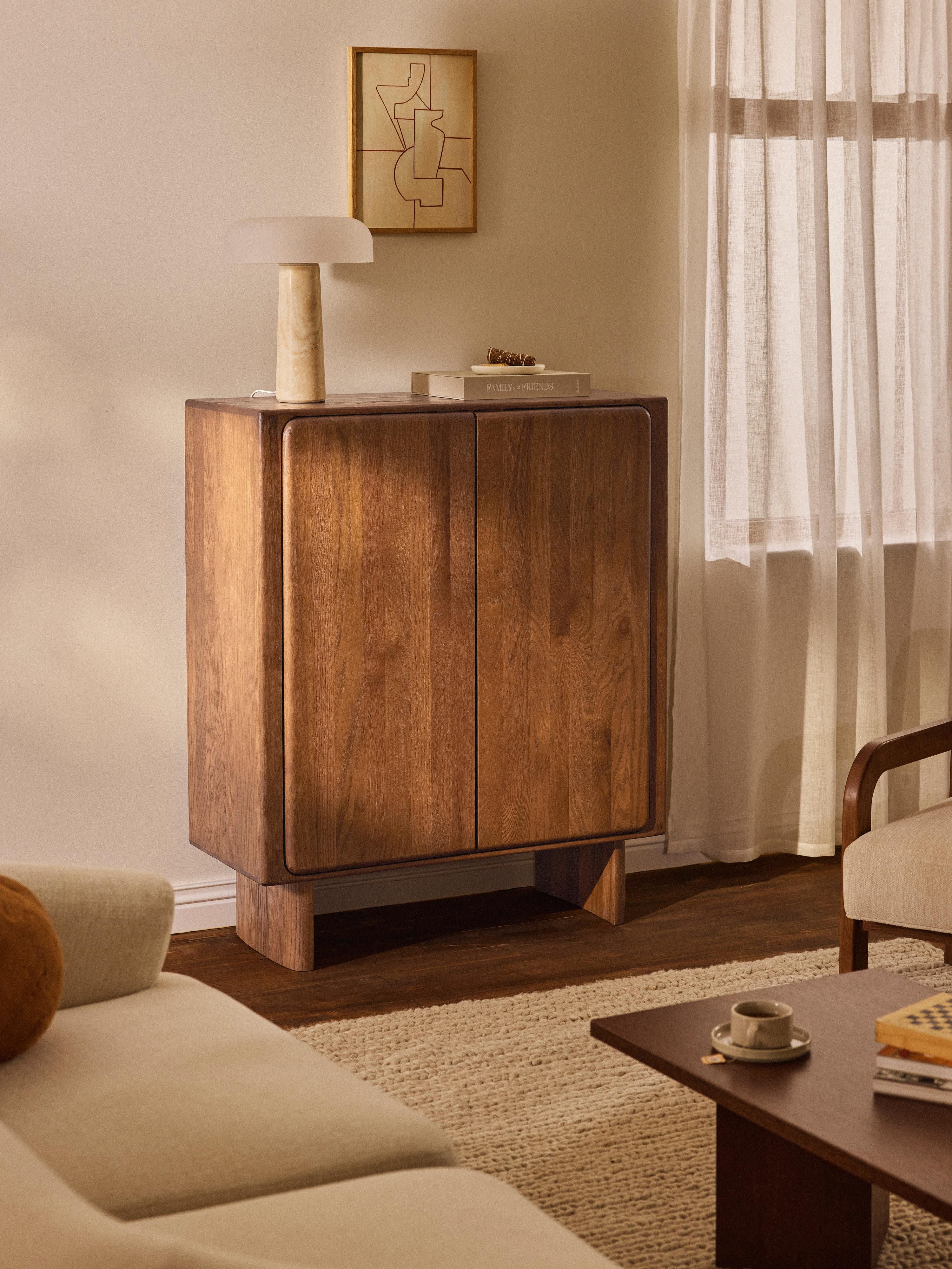Chandler Oak Wood Highboard