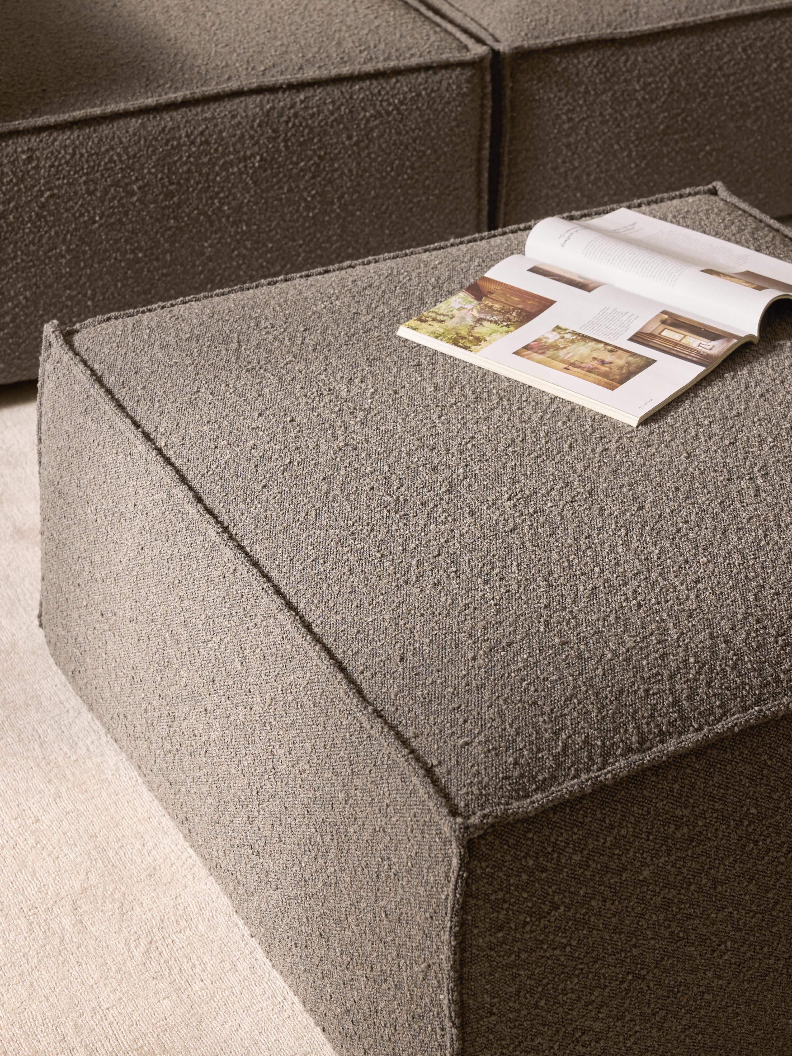 Lennon Bouclé Ottoman