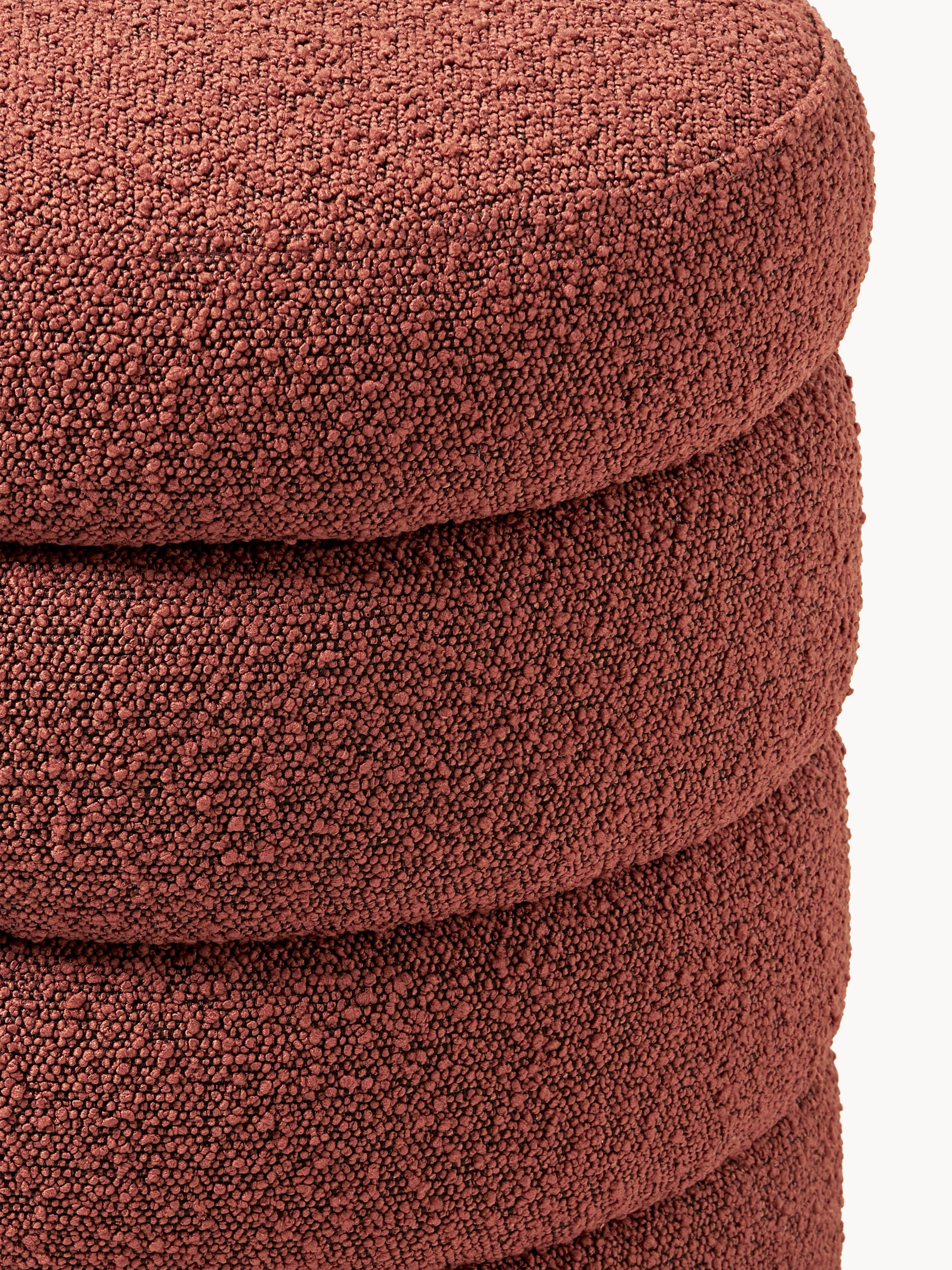 Alto Bouclé Upholstered Bench with Storage Space