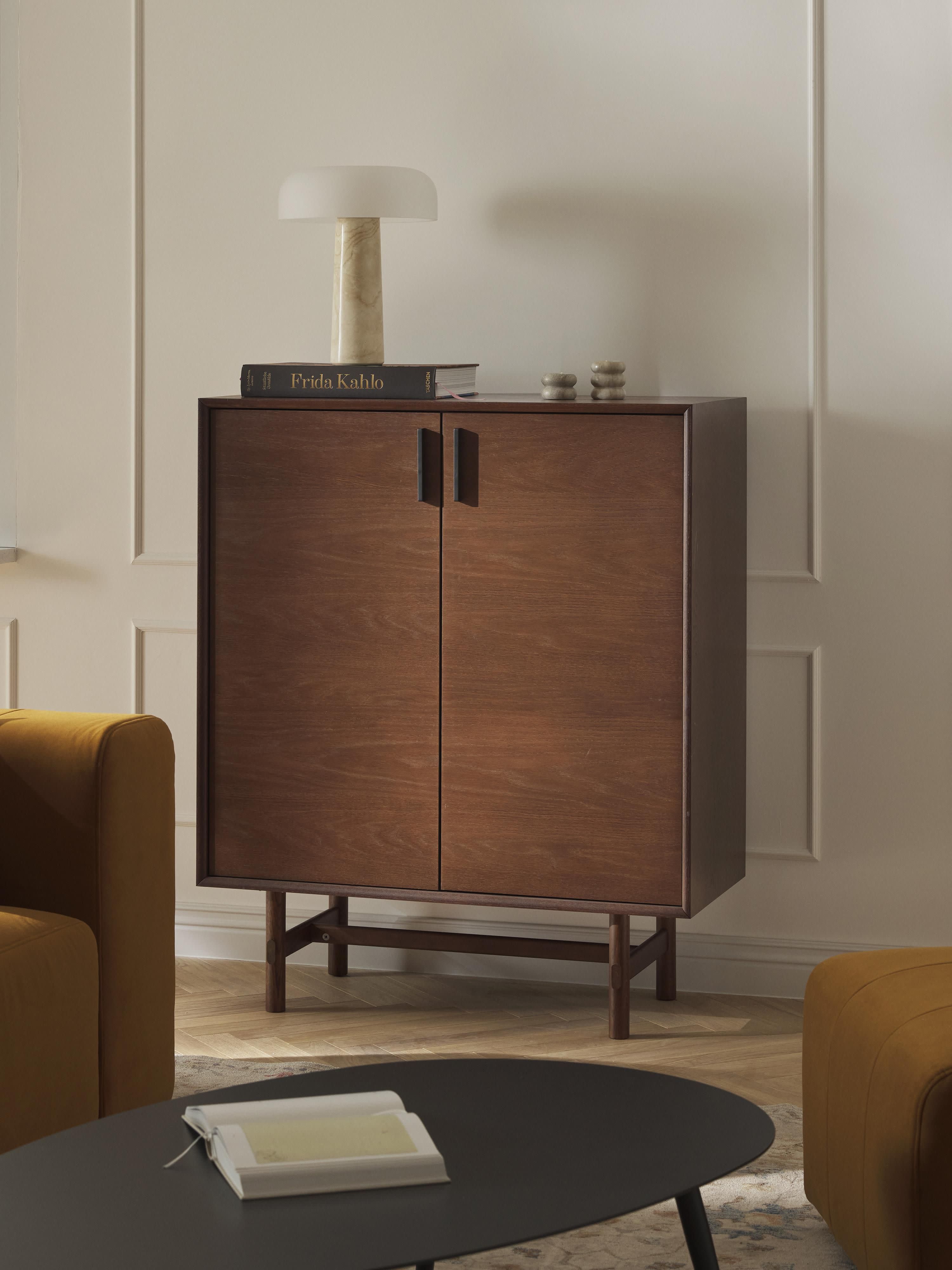 Diana Oak Wood Highboard