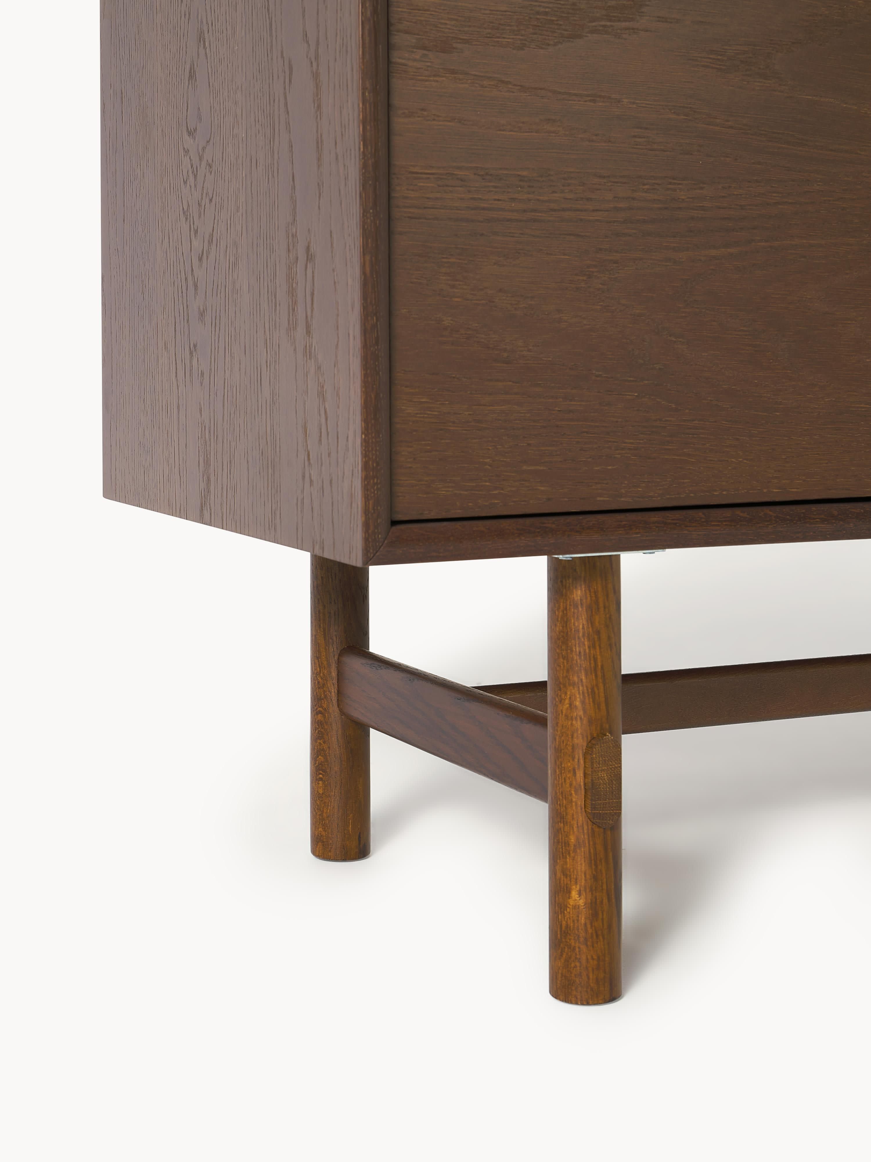 Diana Oak Wood Highboard