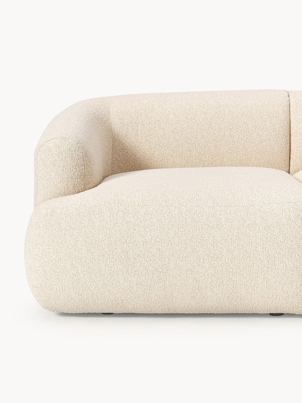 Sofia Modular Bouclé Corner Sofa (4-seater)