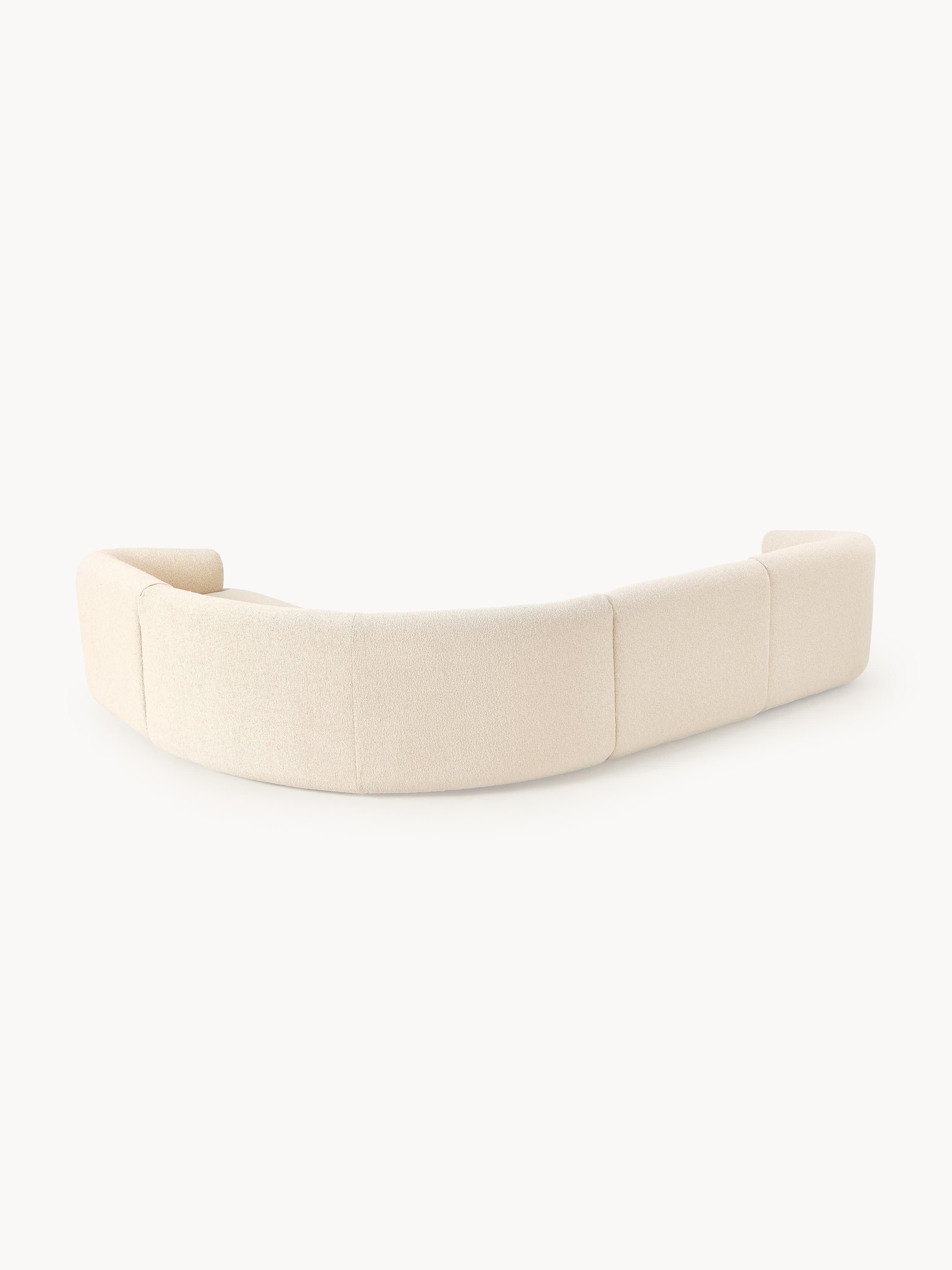 Sofia Modular Bouclé Corner Sofa (4-seater)