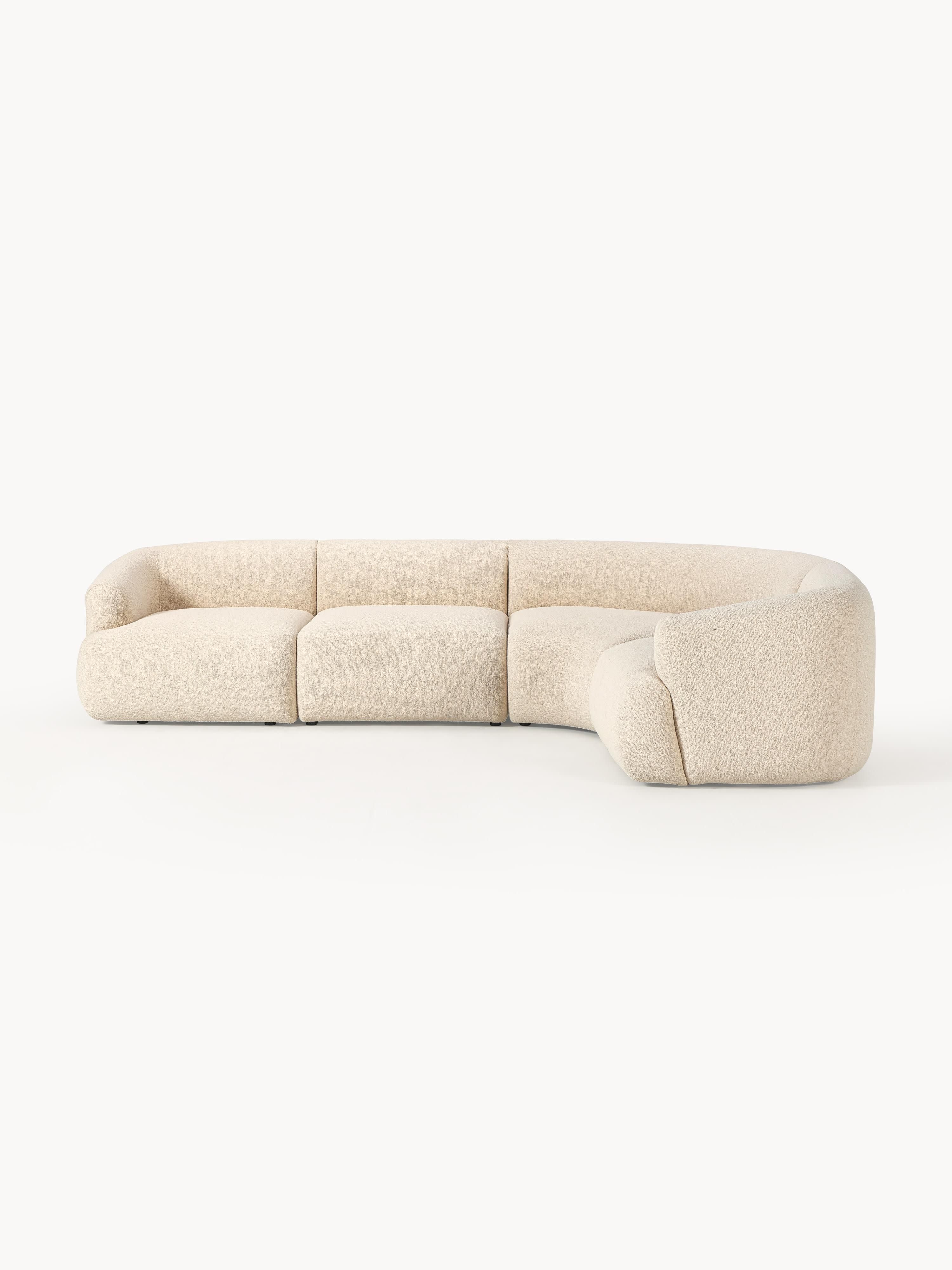 Gallery image 1 - Modular Bouclé Corner Sofa Sofia (4-seater)
