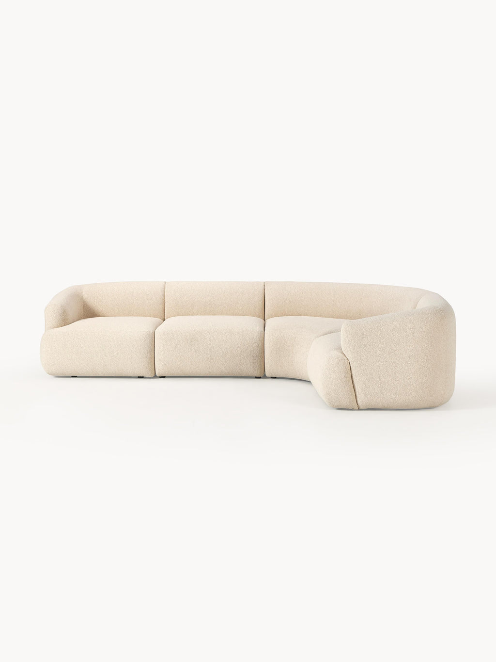 Sofia Modular Bouclé Corner Sofa (4-seater)