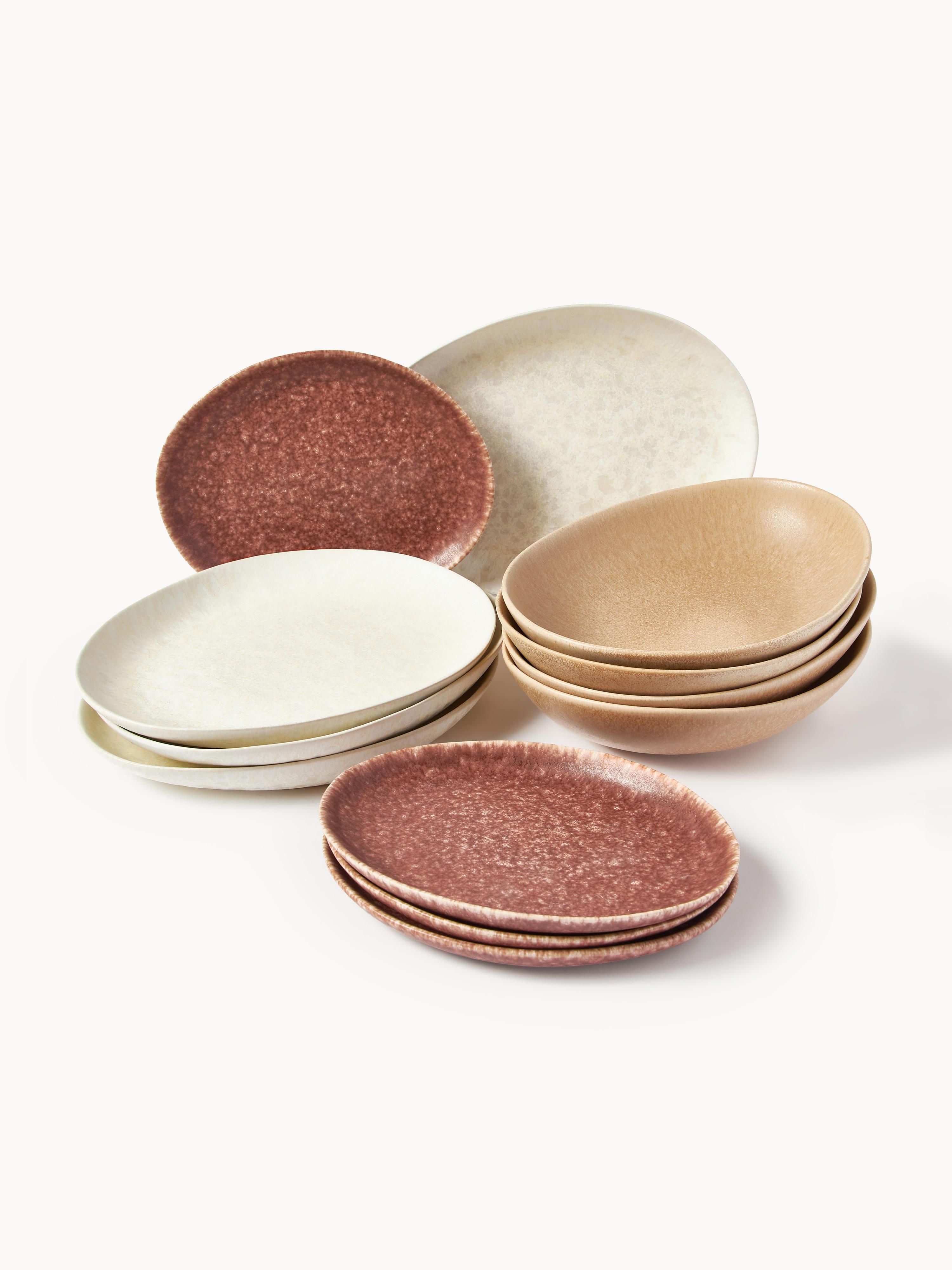 Gallery image 1 - Handmade Organic Shaped Tableware Set Macey