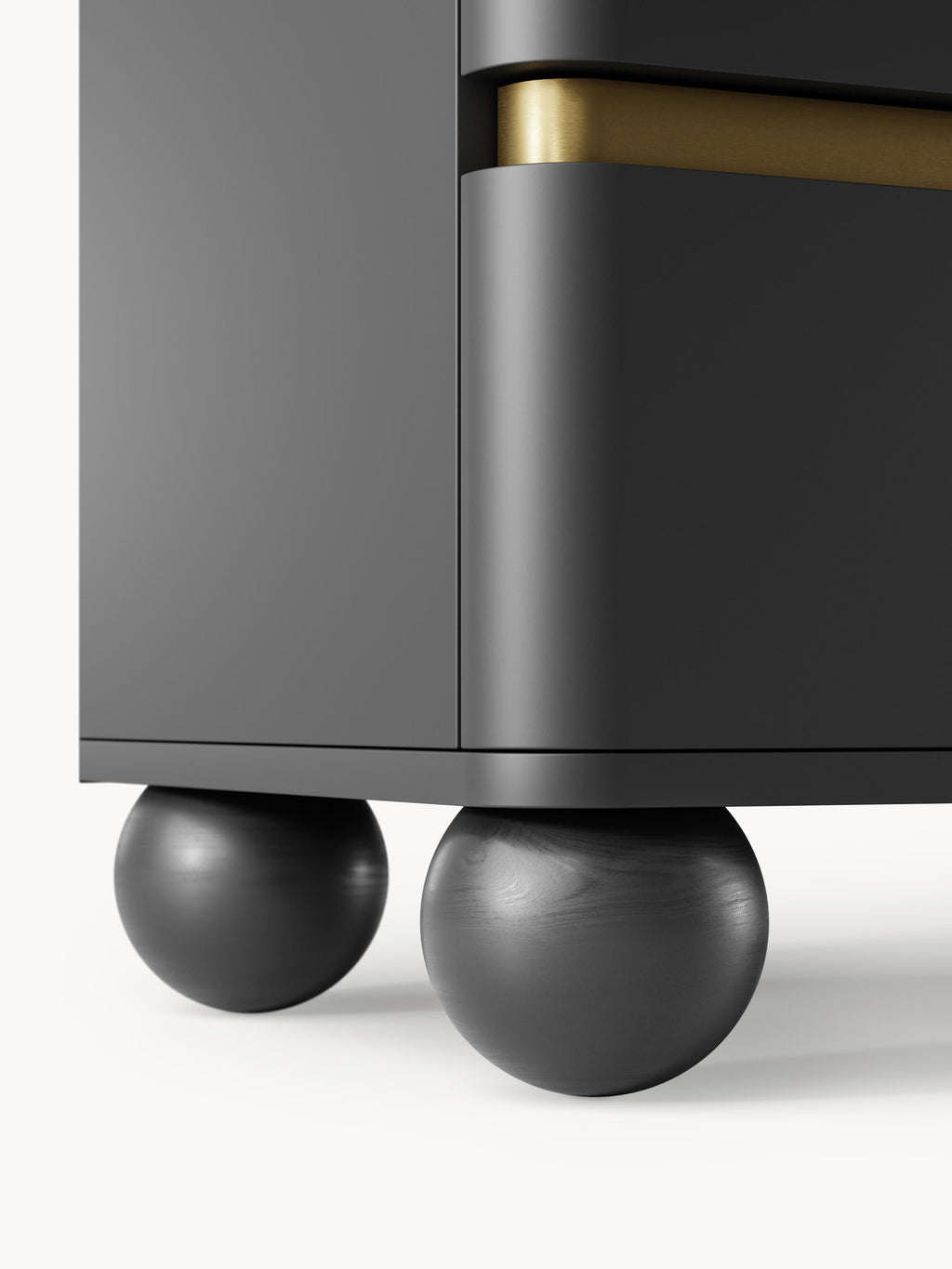 Bumba Chest of Drawers with Ball Feet