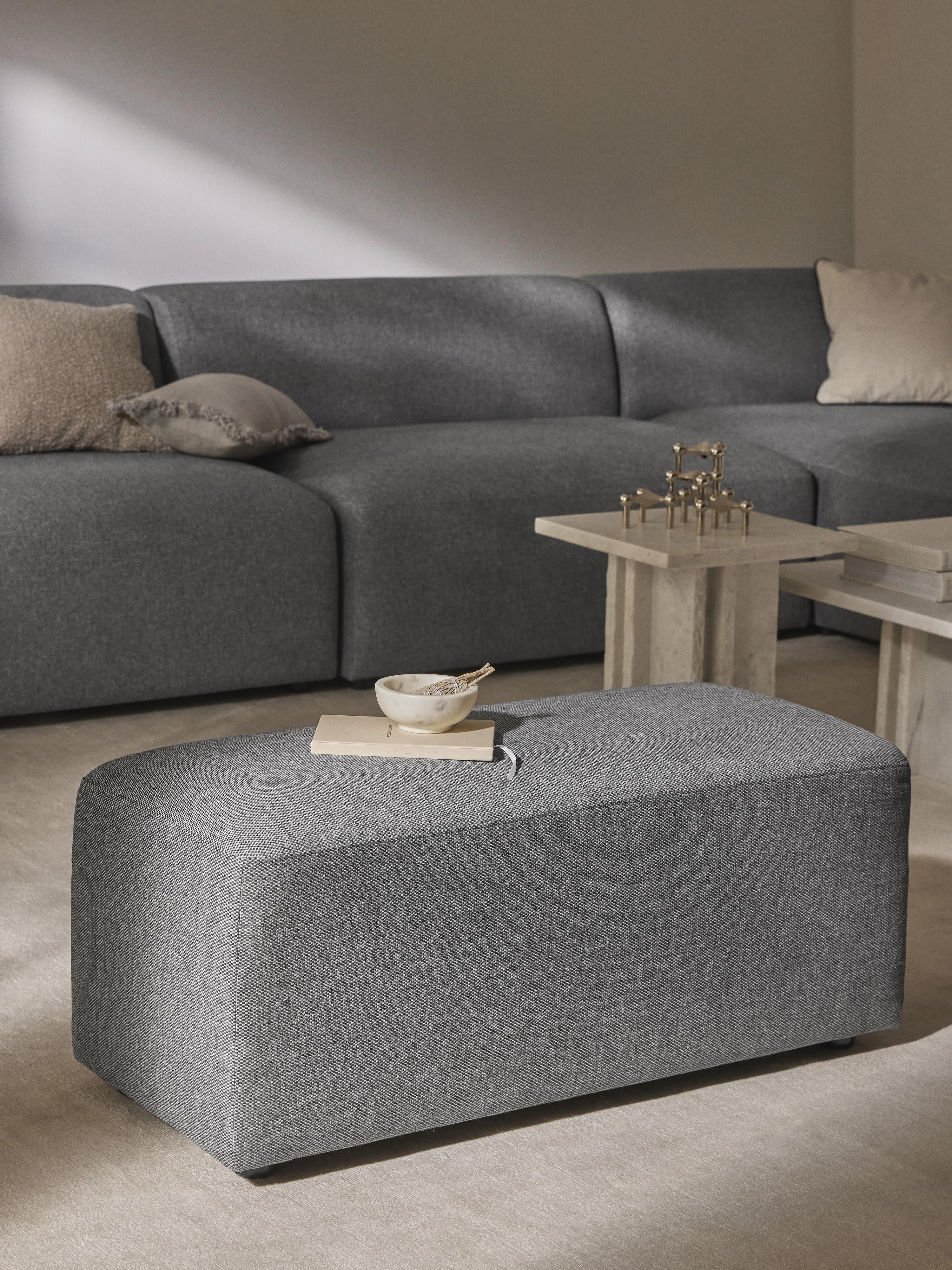 Melva XL Ottoman, W 116 x D 42 cm