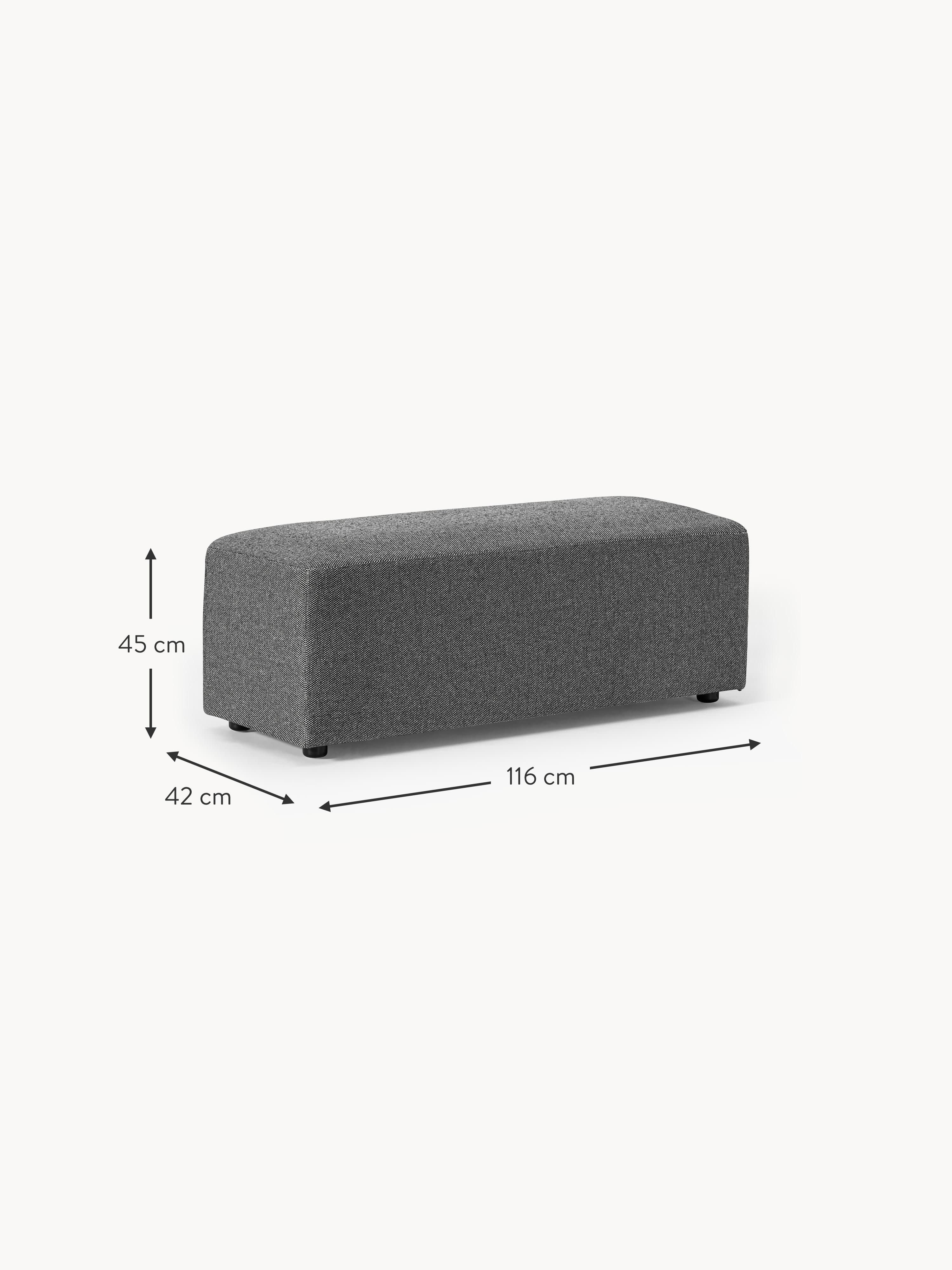 Melva XL Ottoman, W 116 x D 42 cm
