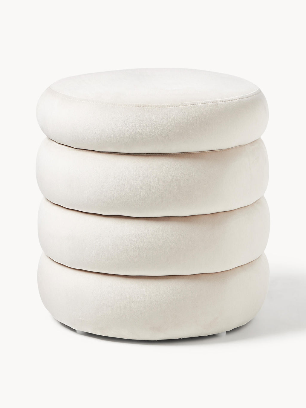 Gallery image 1 - Velvet Upholstered Stool Alto with Storage Space