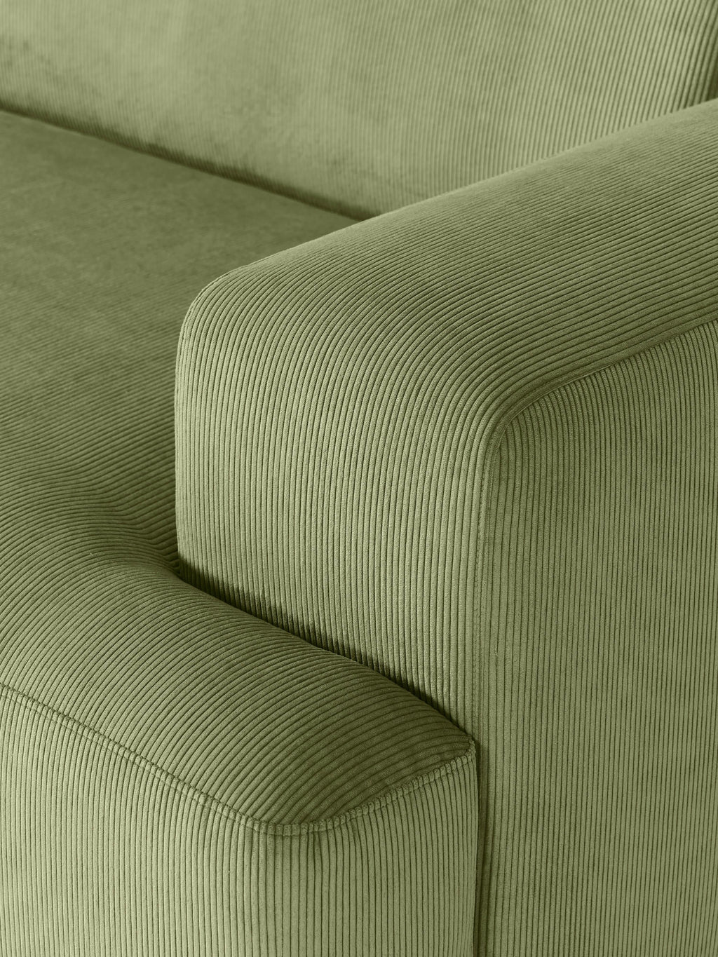 Melva XL Corduroy Corner Sofa