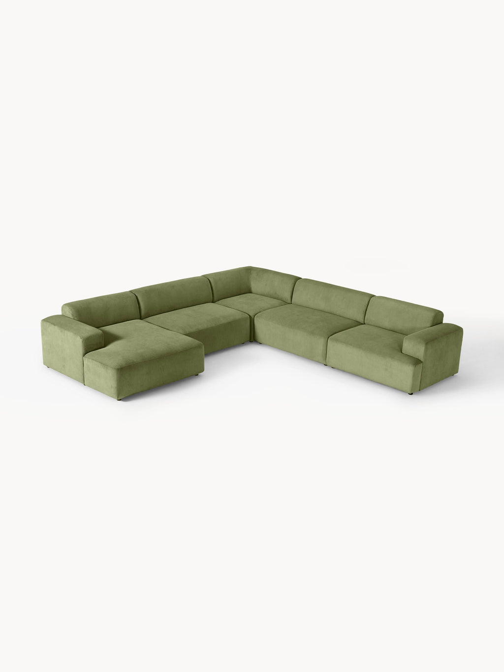 Gallery image 1 - XL Corduroy Corner Sofa Melva