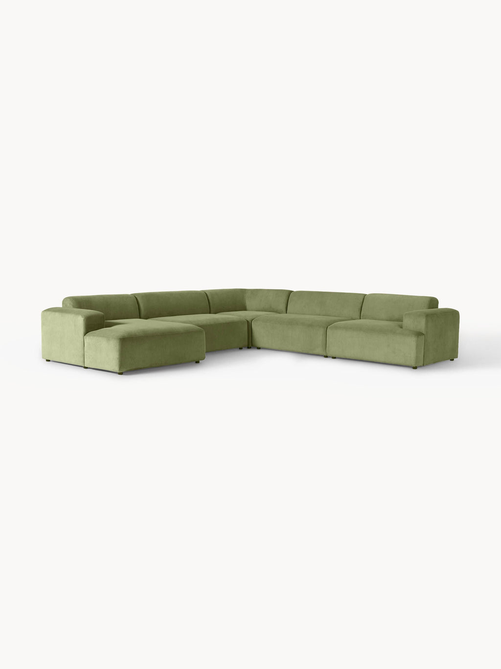 Melva XL Corduroy Corner Sofa
