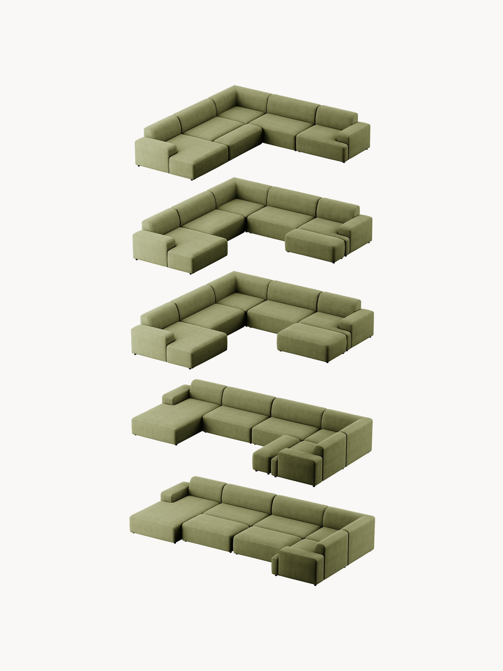 Melva XL Corduroy Corner Sofa