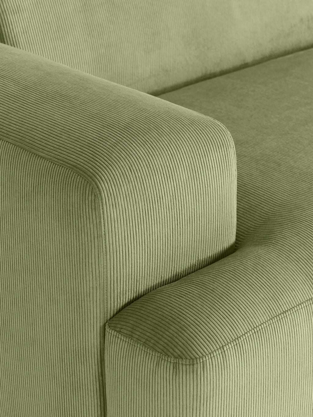 Melva XL Corduroy Corner Sofa