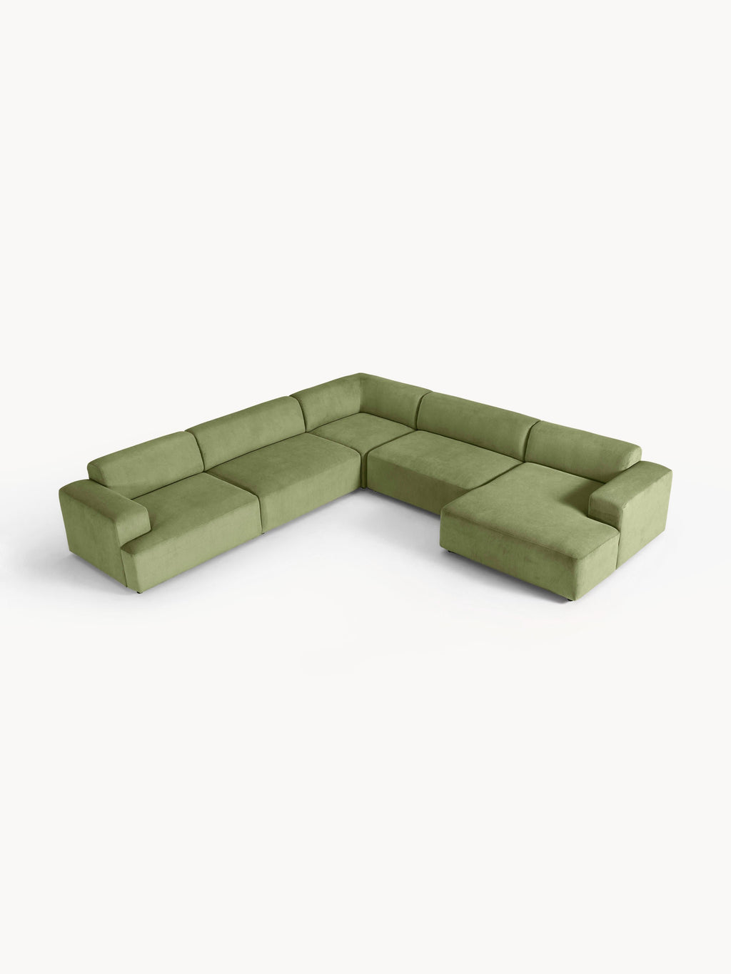 Melva XL Corduroy Corner Sofa