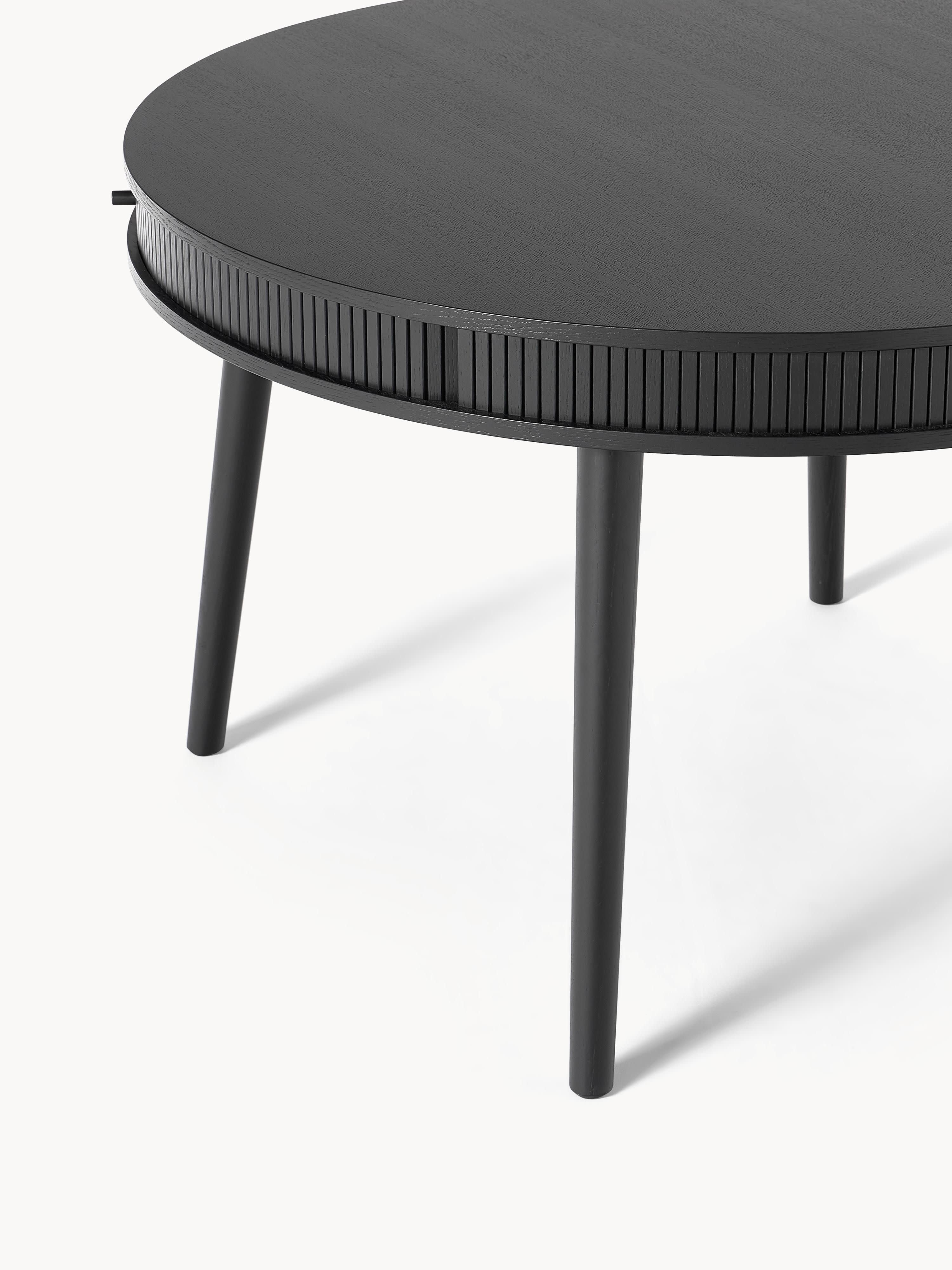 Calary Round Dining Table with Storage Space, in various sizes