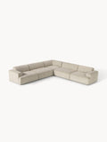 Gallery image 1 - Corduroy Corner Sofa Melva (4-seater)