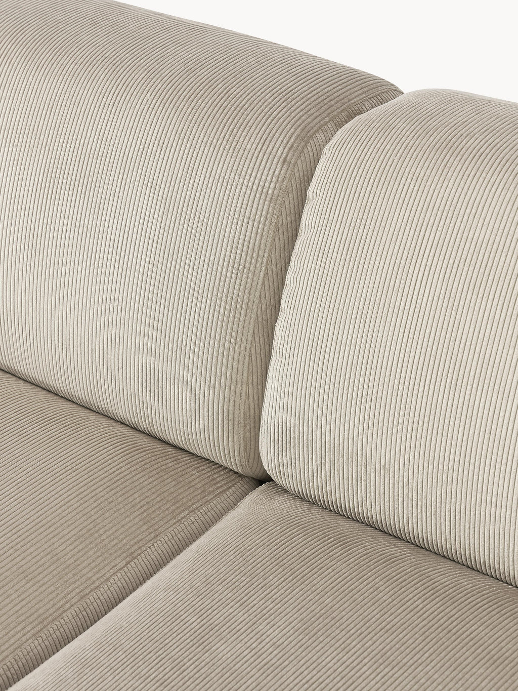 Melva Corduroy Corner Sofa (4-seater)