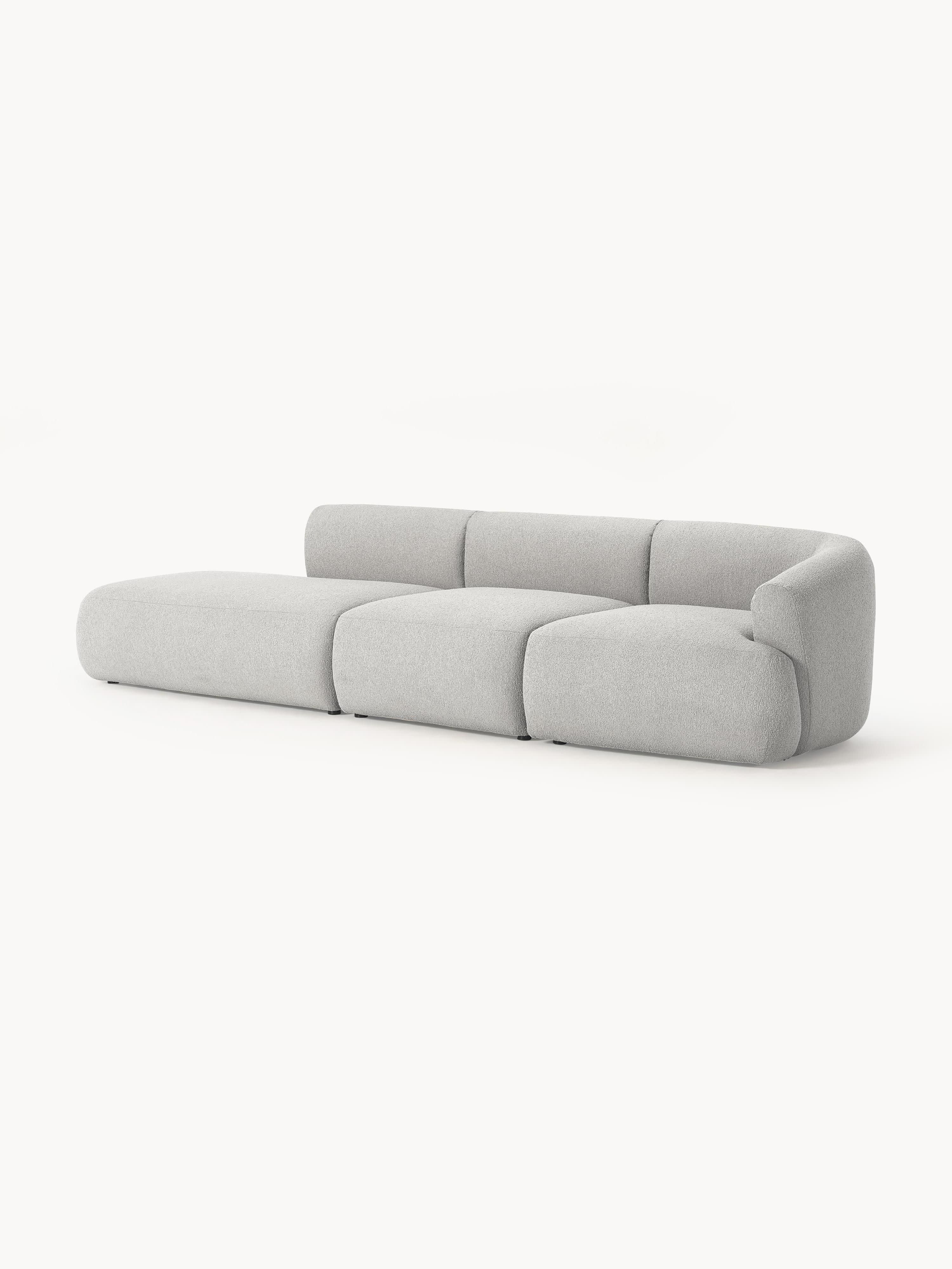 Sofia Modular Bouclé Chaise (4-seater)
