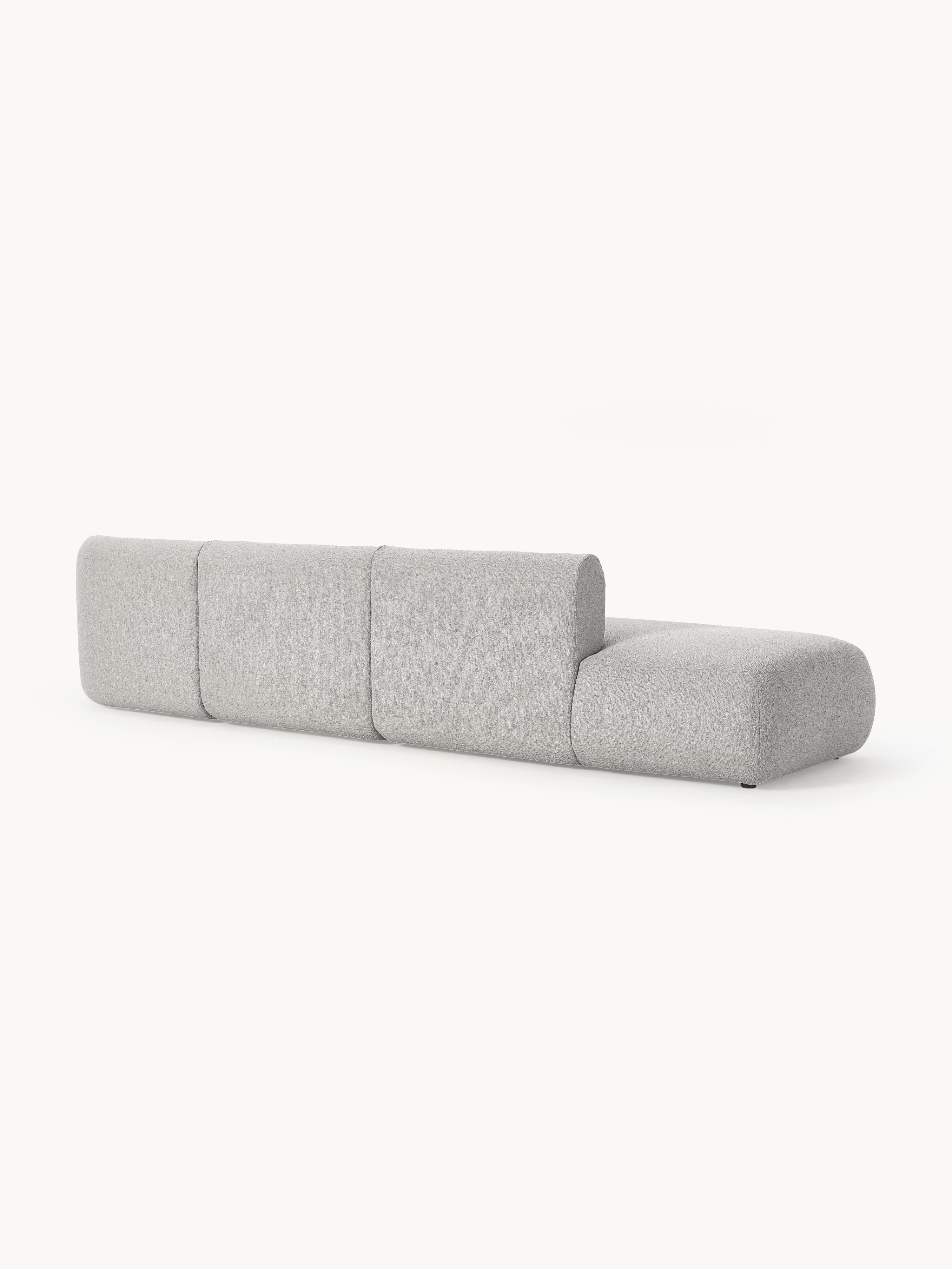 Sofia Modular Bouclé Chaise (4-seater)
