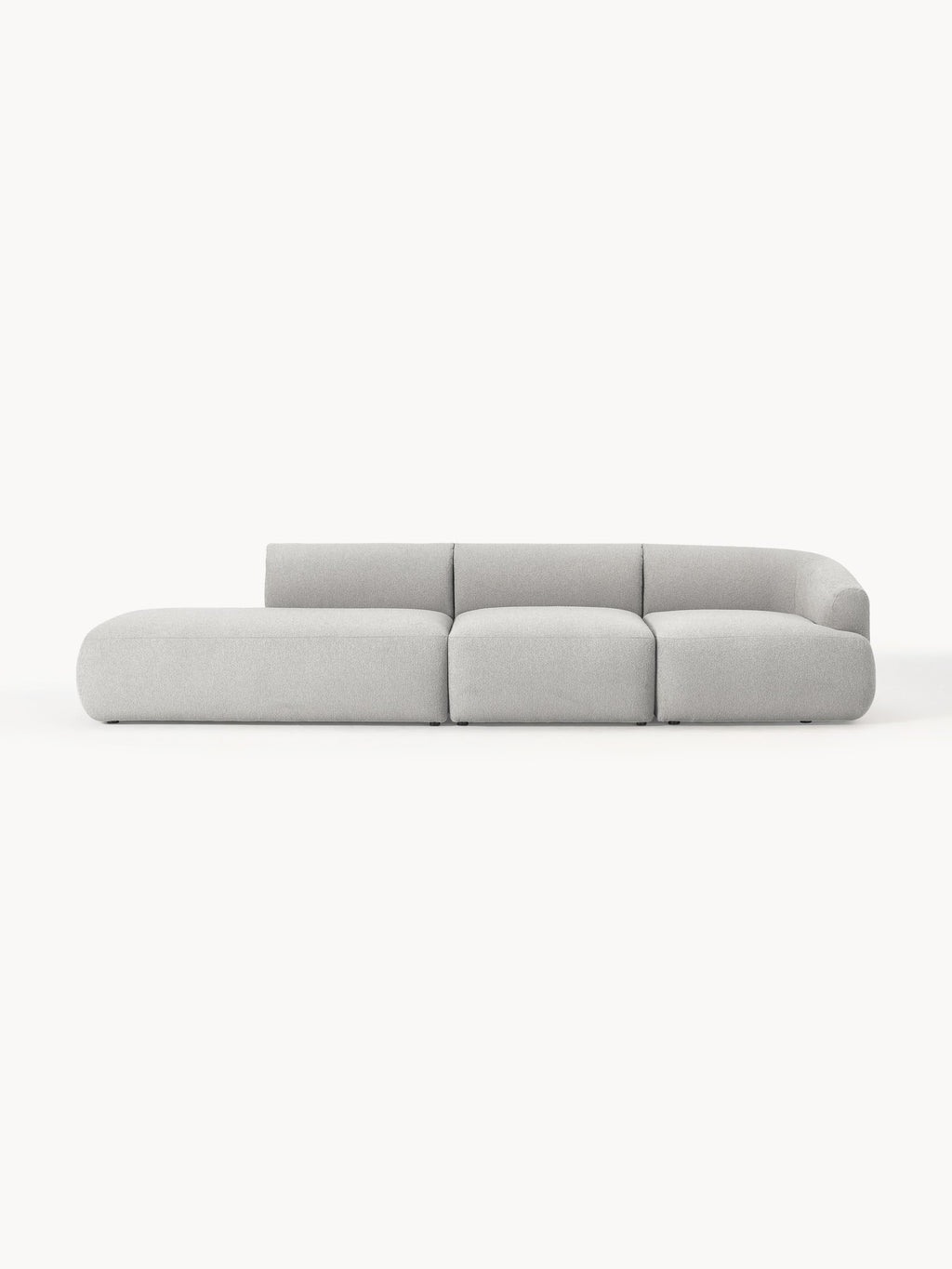 Gallery image 1 - Modular Bouclé Chaise Sofia (4-seater)