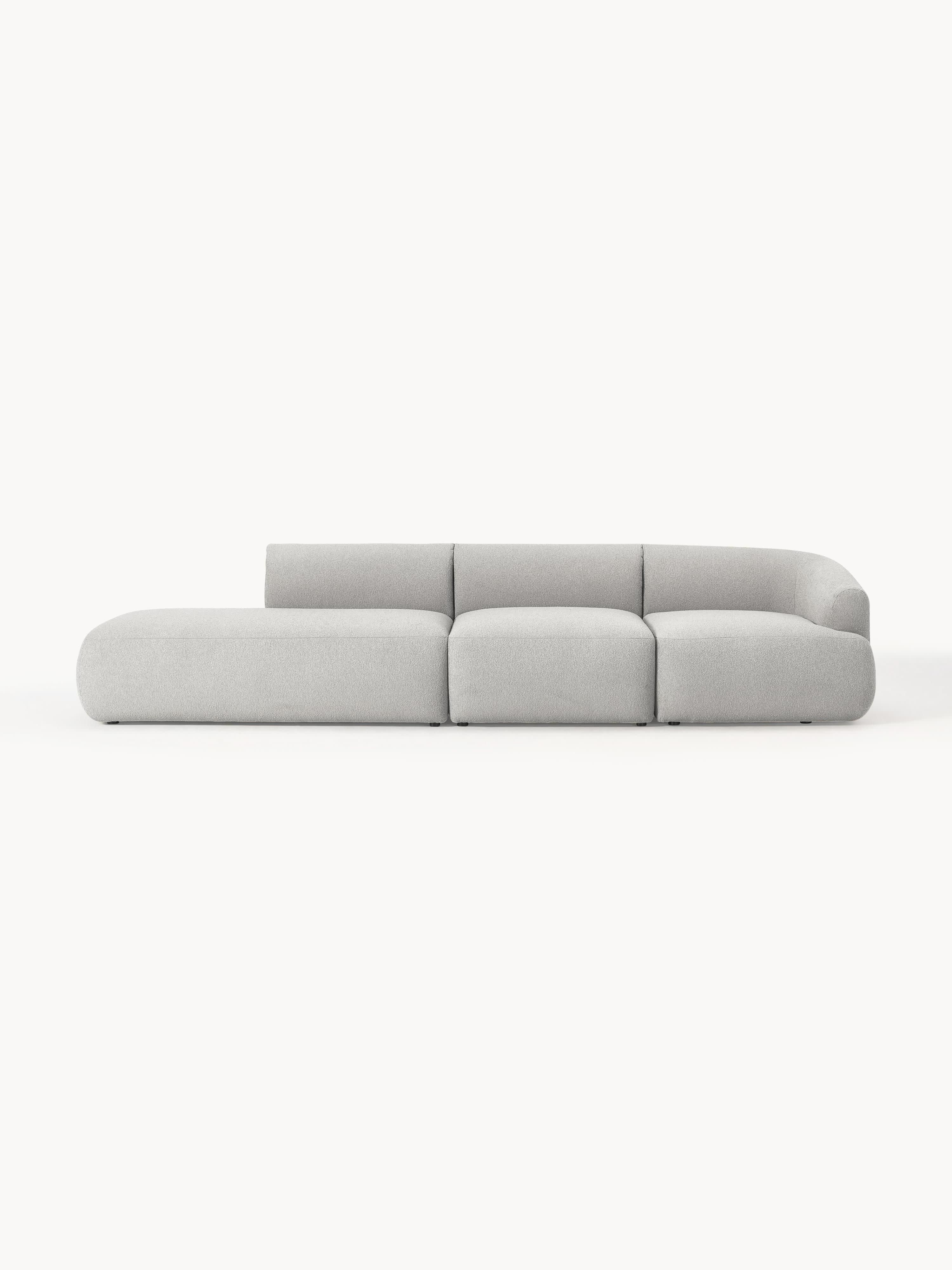 Gallery image 1 - Modular Bouclé Chaise Sofia (4-seater)