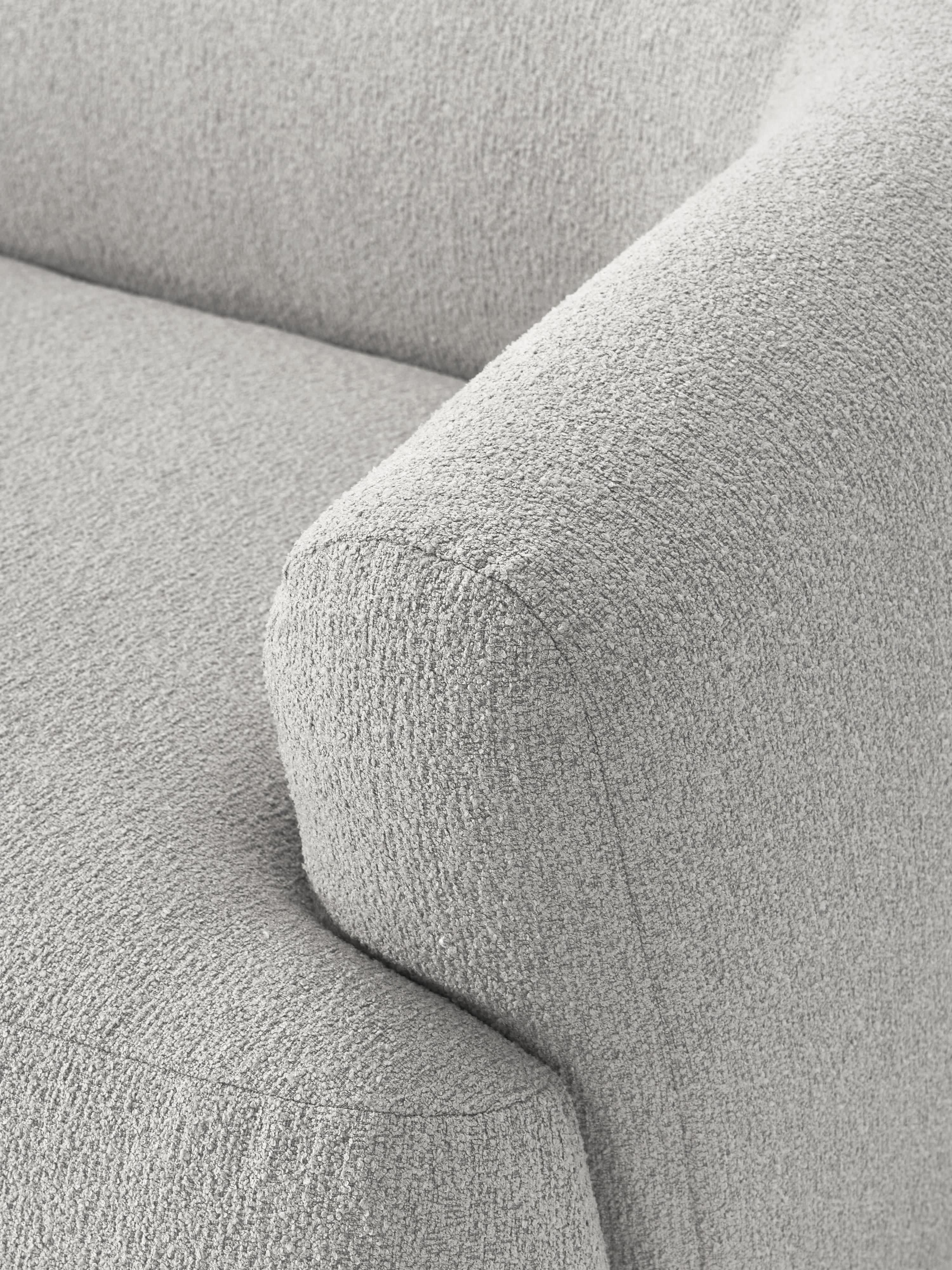 Sofia Modular Bouclé Chaise (4-seater)