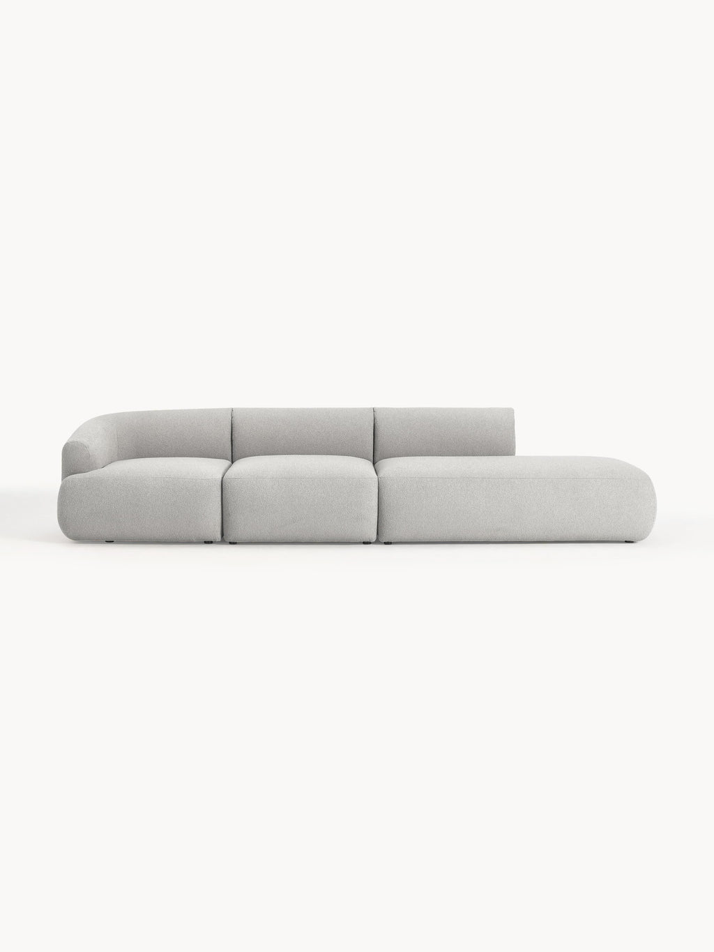 Sofia Modular Bouclé Chaise (4-seater)