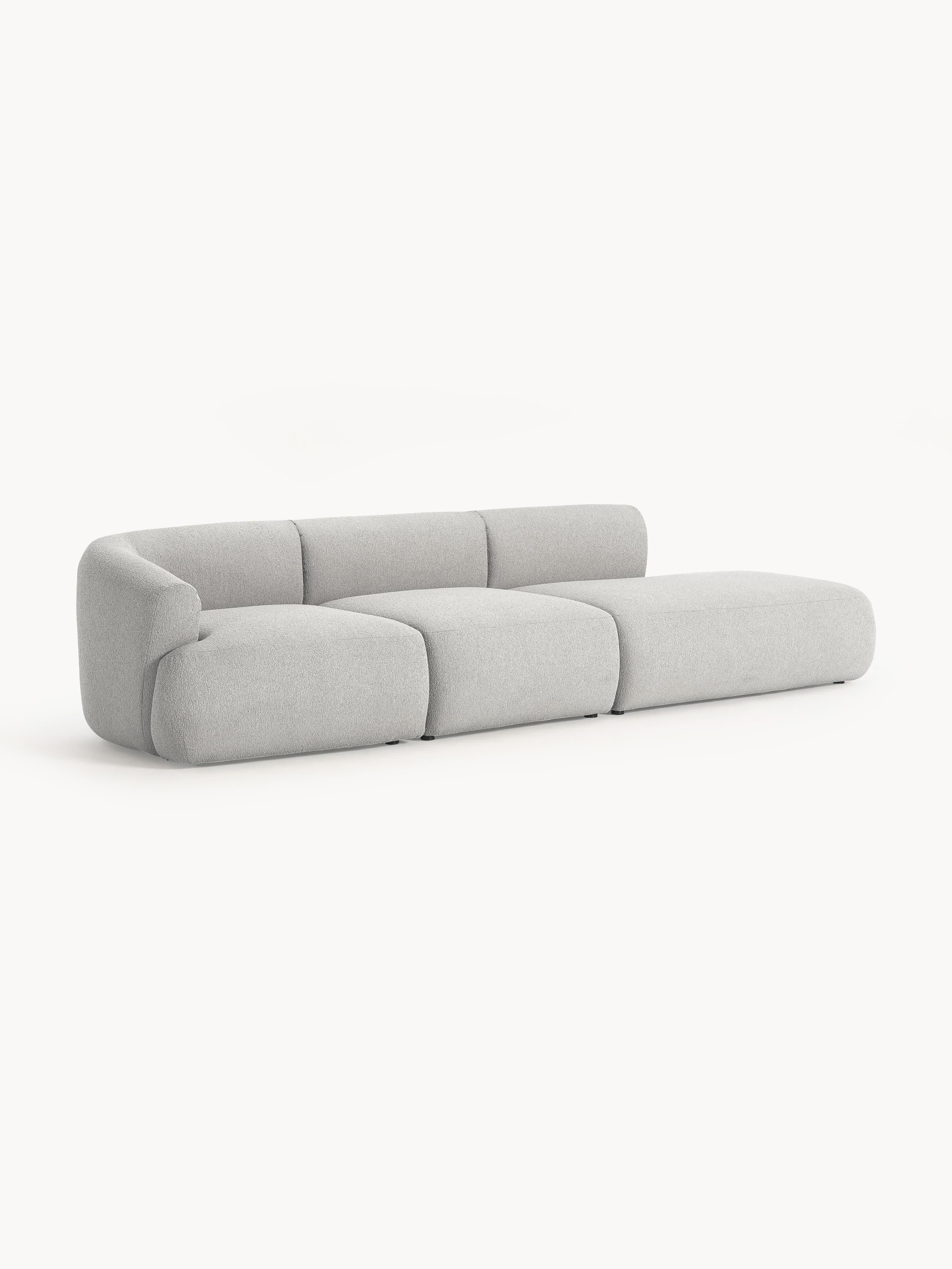 Sofia Modular Bouclé Chaise (4-seater)
