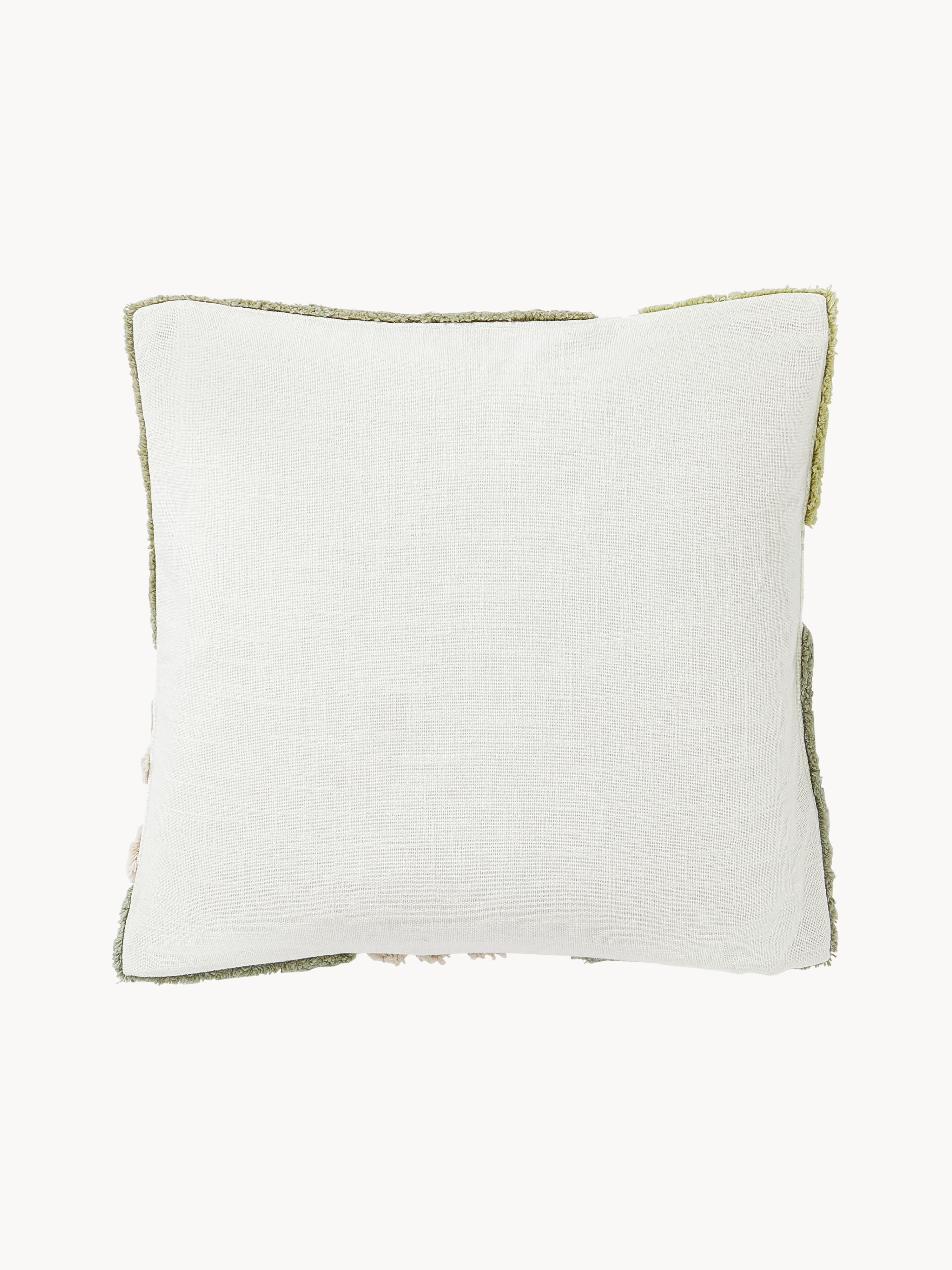 Coraline Hand-Tufted Cushion Cover with Decorations