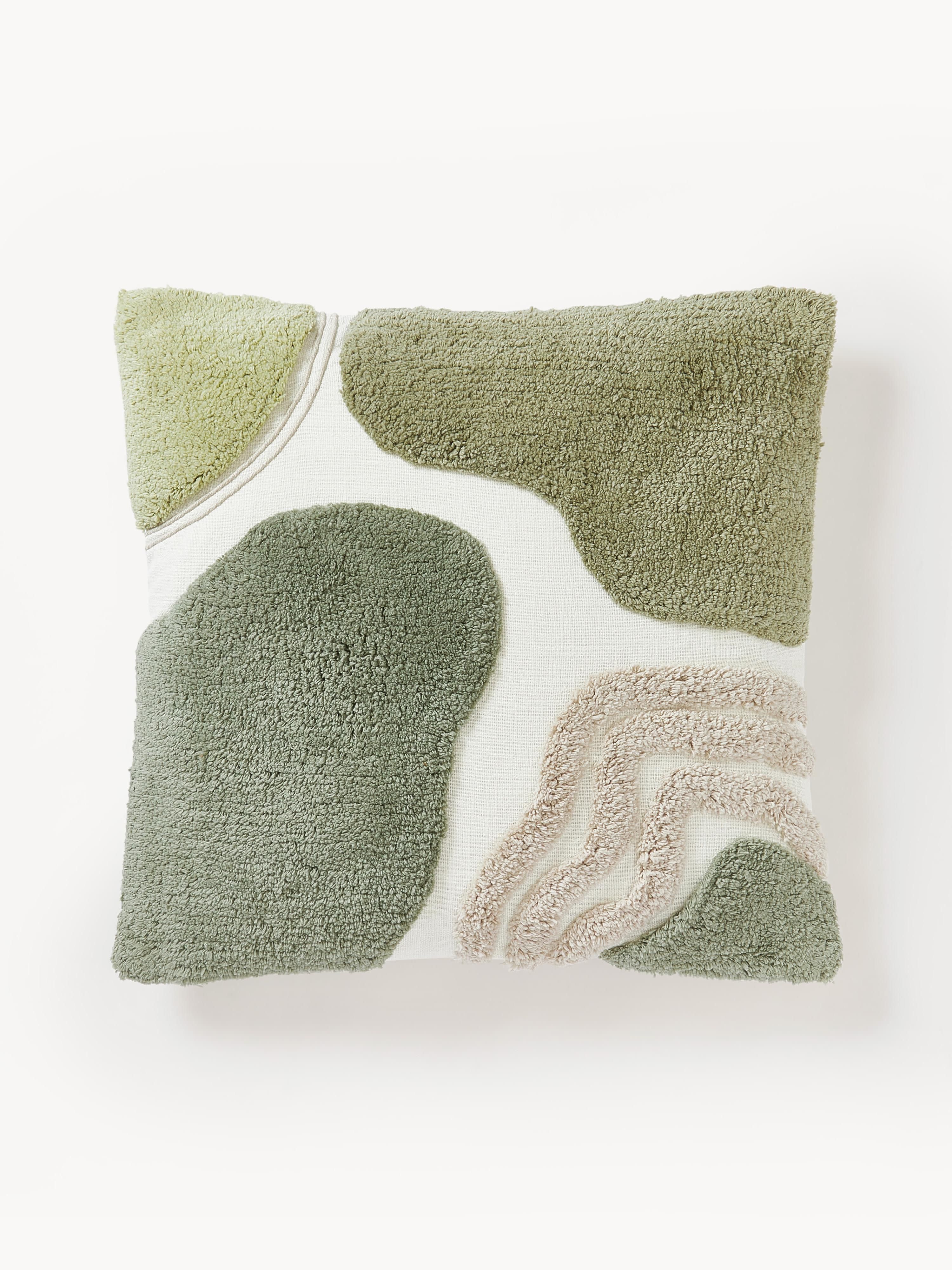 Gallery image 1 - Hand-Tufted Cushion Cover Coraline with Decorations