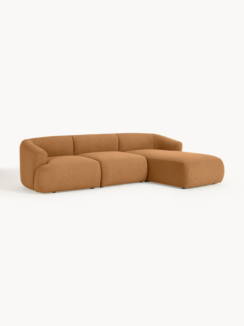 Sofia Modular Bouclé Corner Sofa (4-seater)