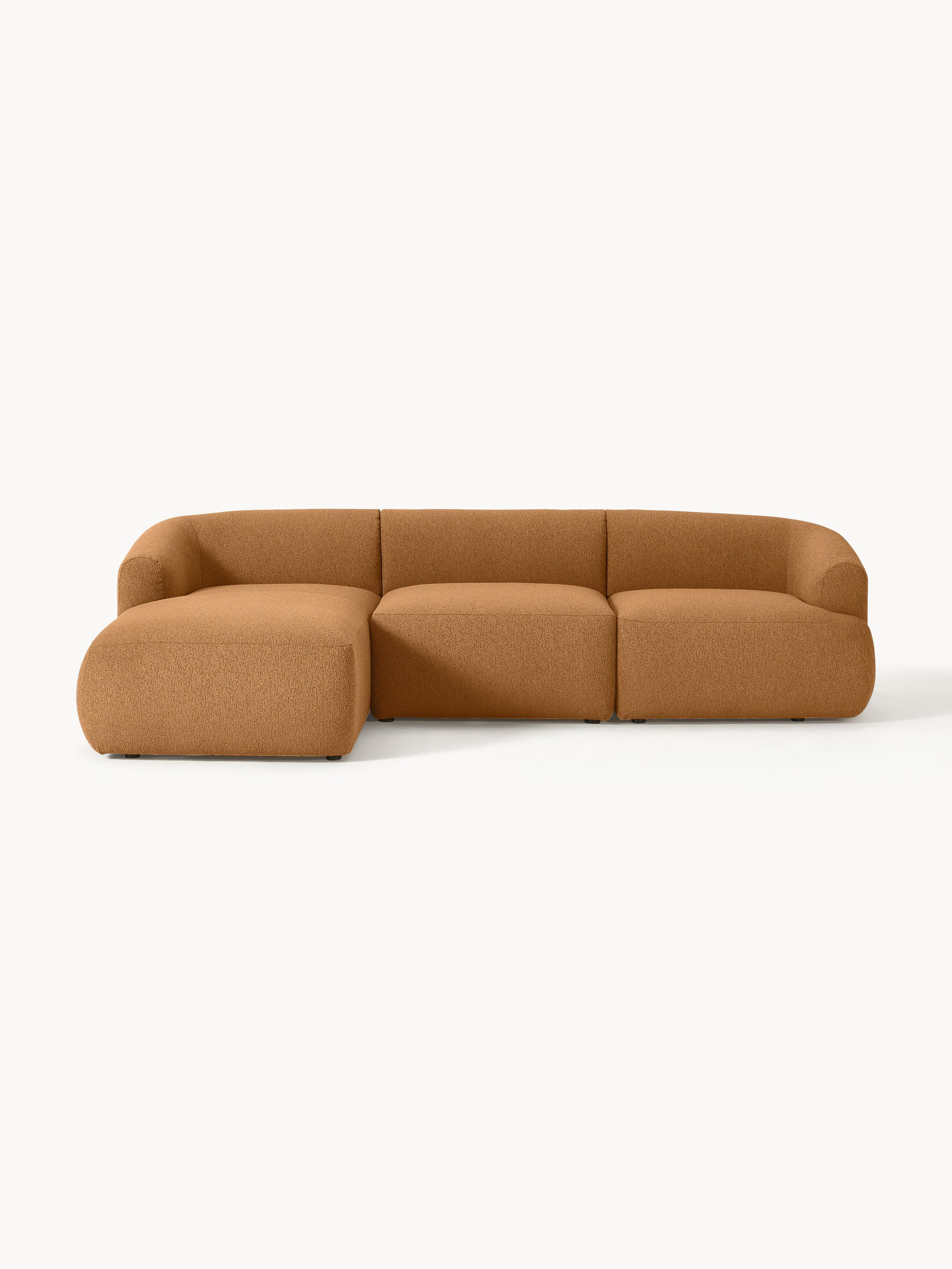 Sofia Modular Bouclé Corner Sofa (4-seater)