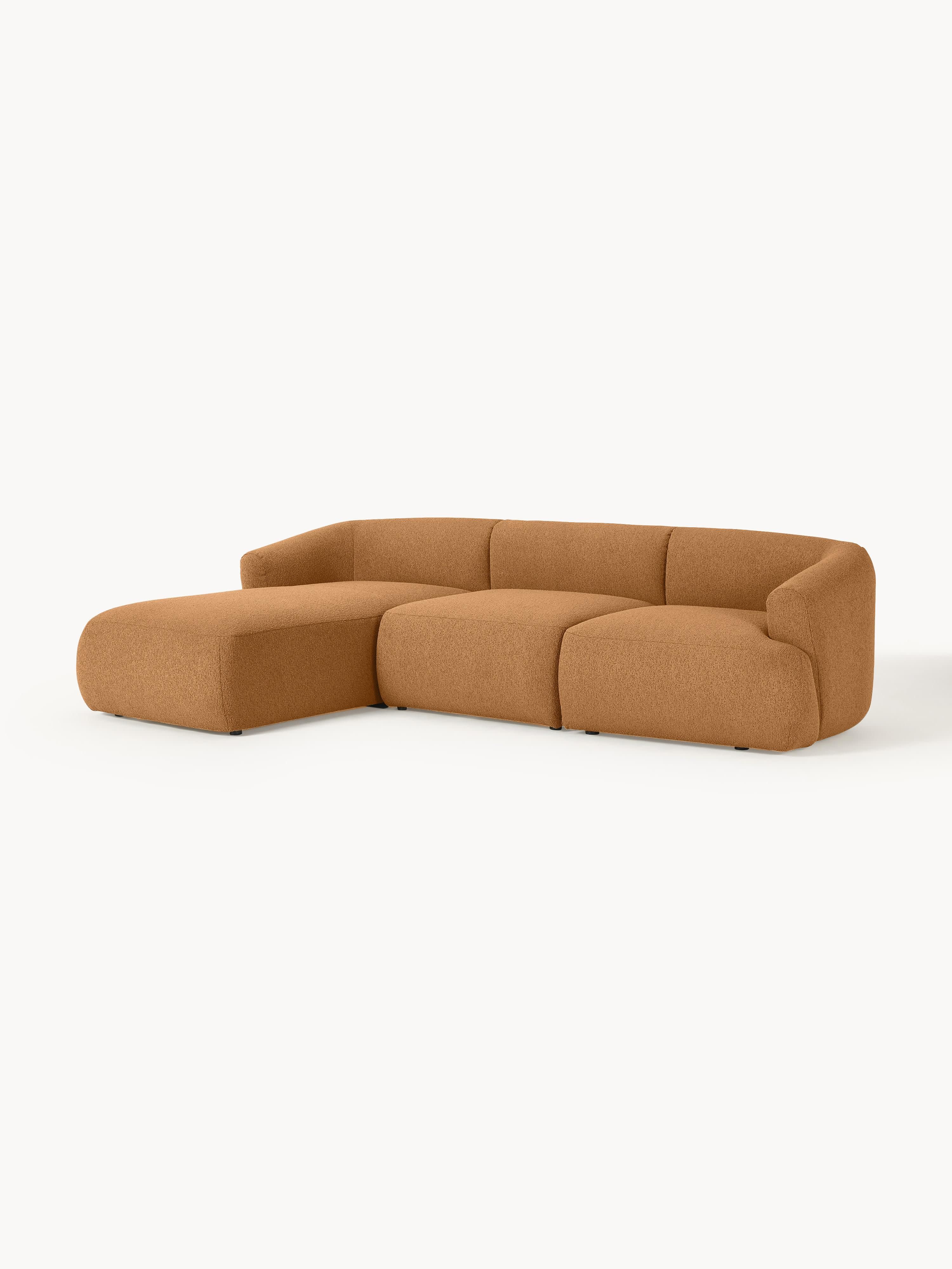 Sofia Modular Bouclé Corner Sofa (4-seater)