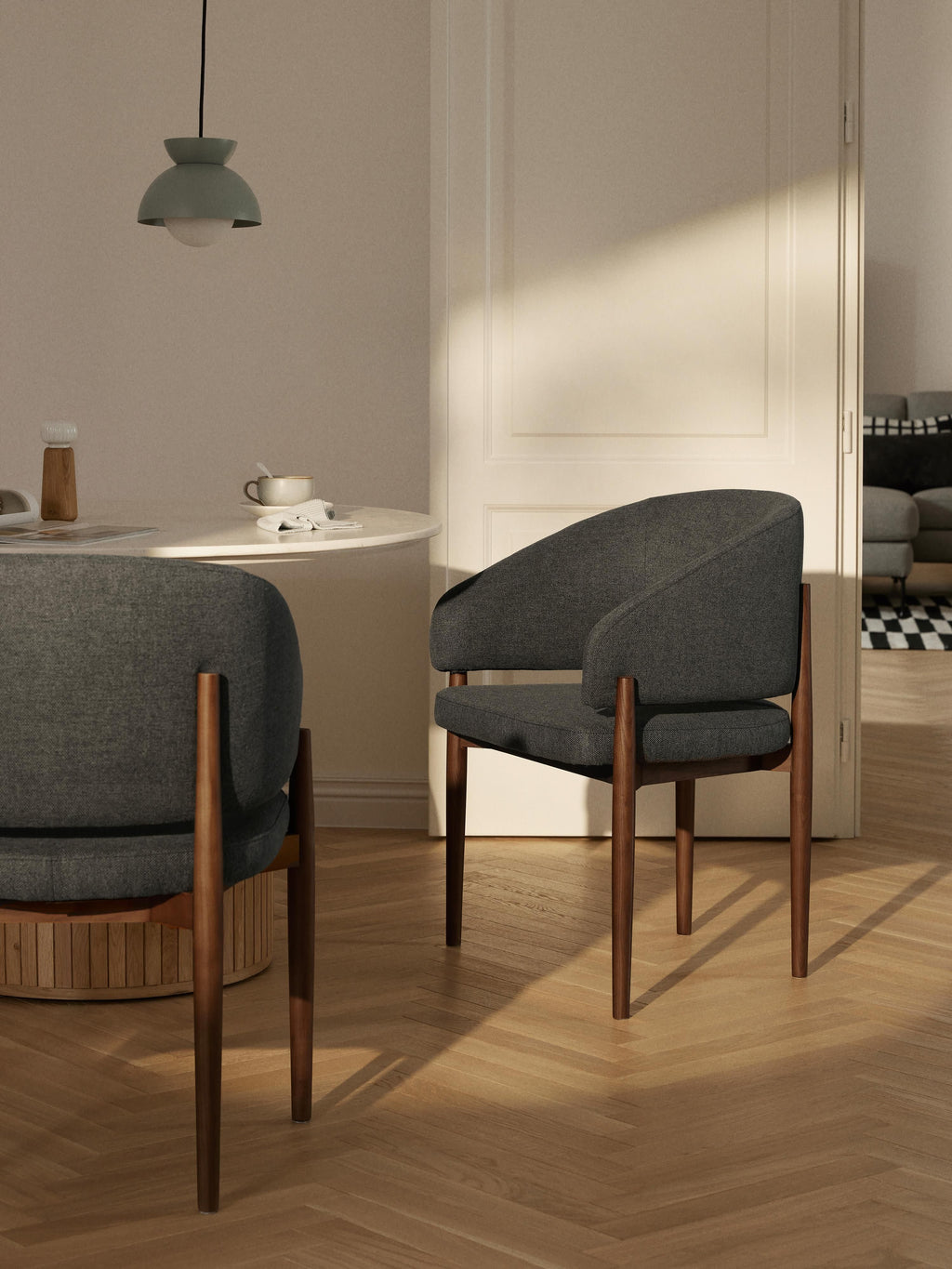 Nemo Dining Chair with Armrests