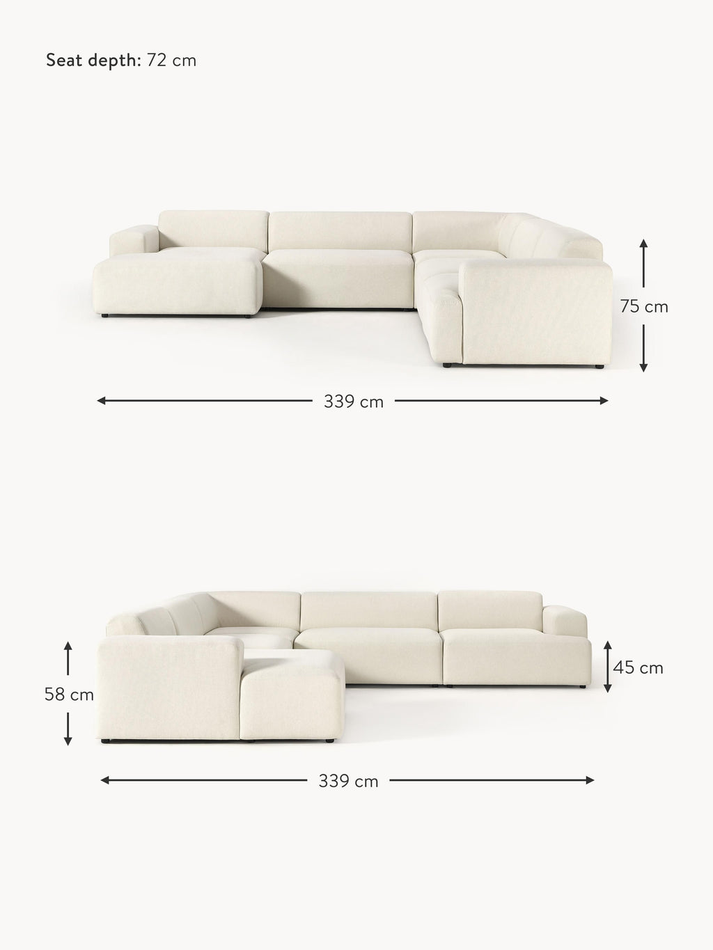 Melva XL Corner Sofa