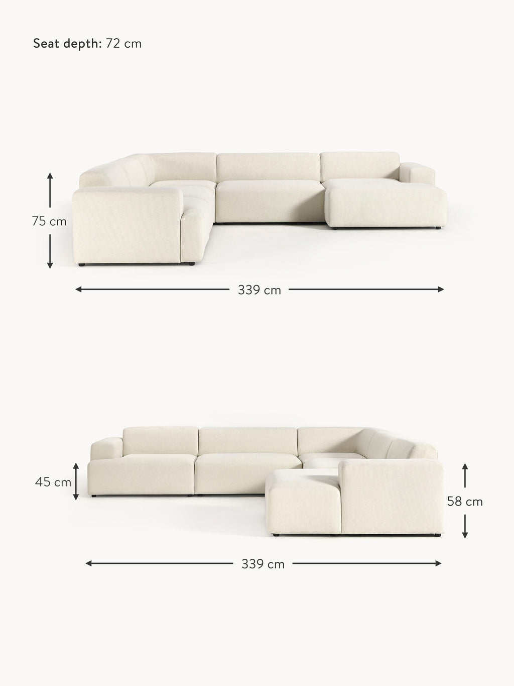 Melva XL Corner Sofa