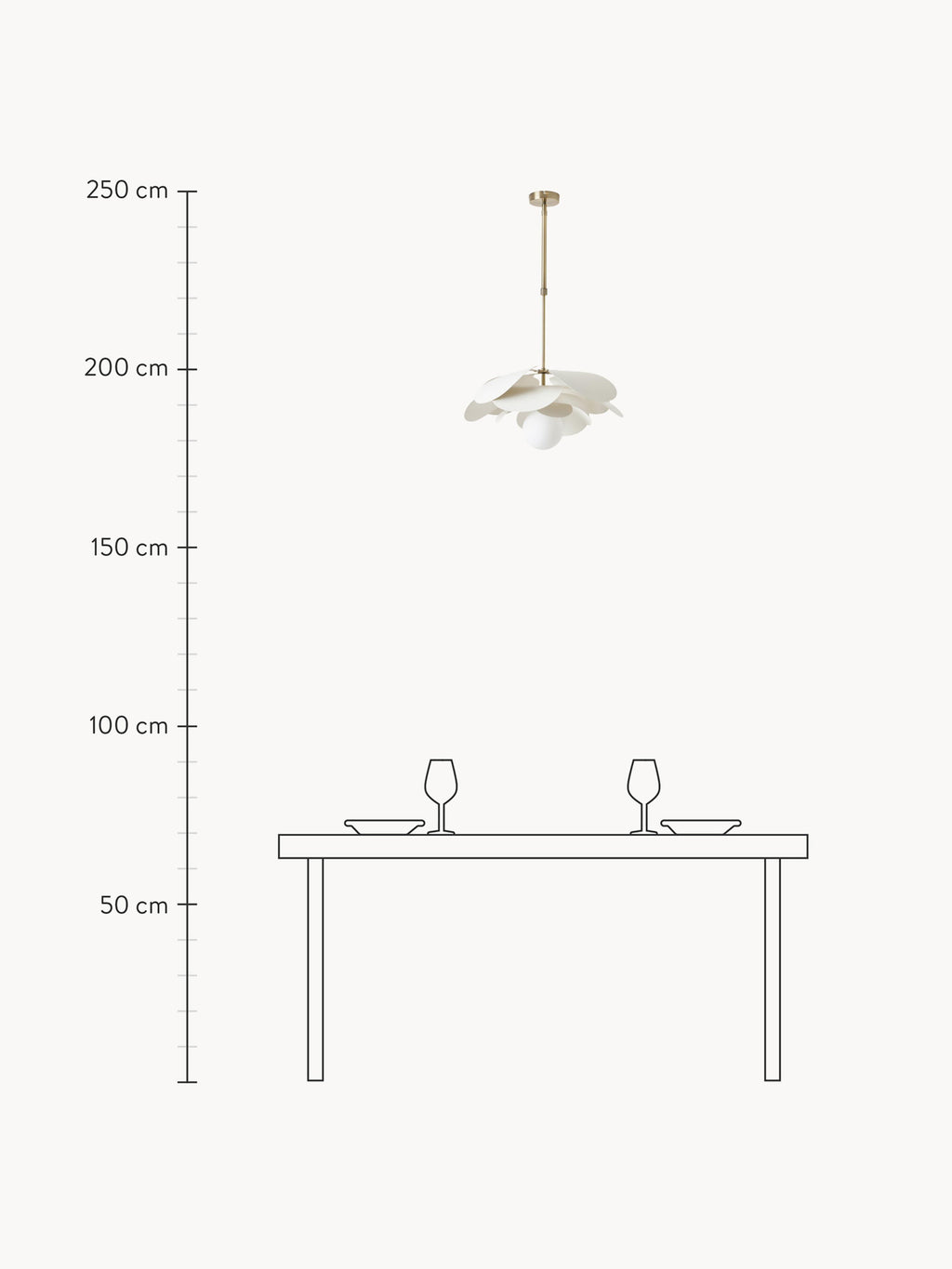 Peony Design Pendant Light