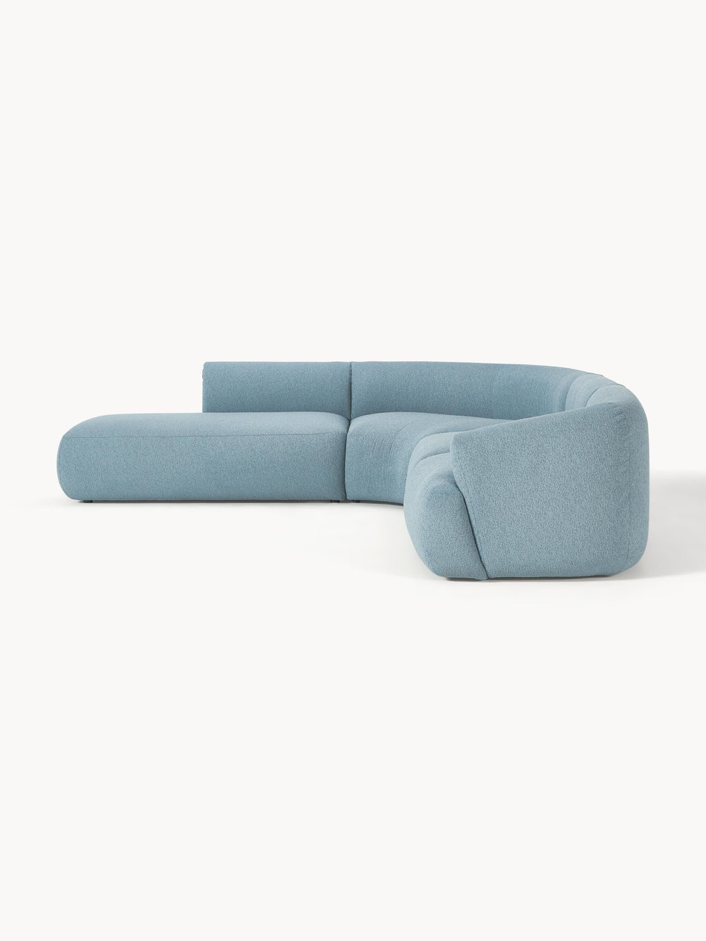 Sofia Modular Bouclé Corner Sofa (4-seater)